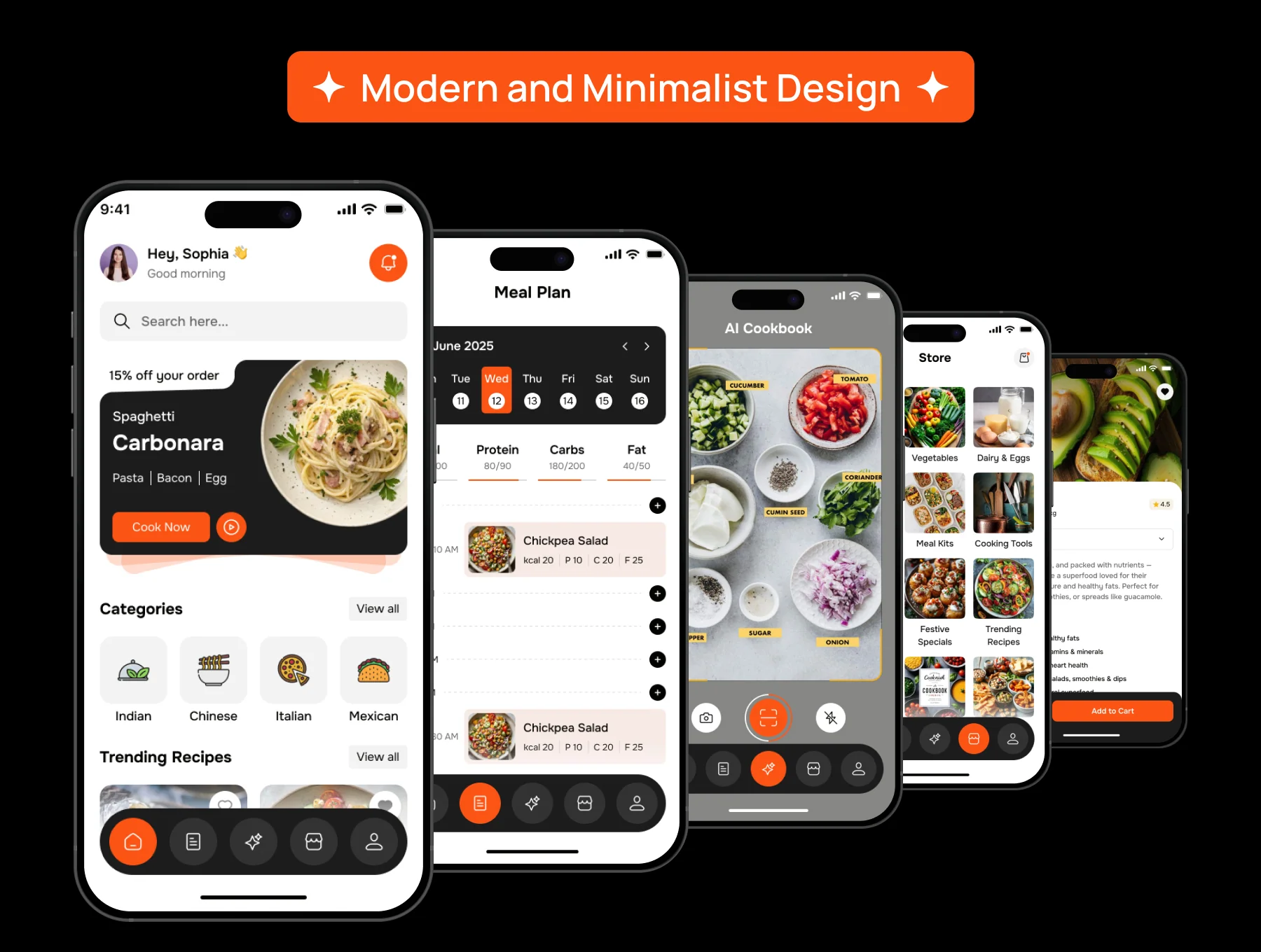 CookBook – Recipe Mobile App UI Kit 3