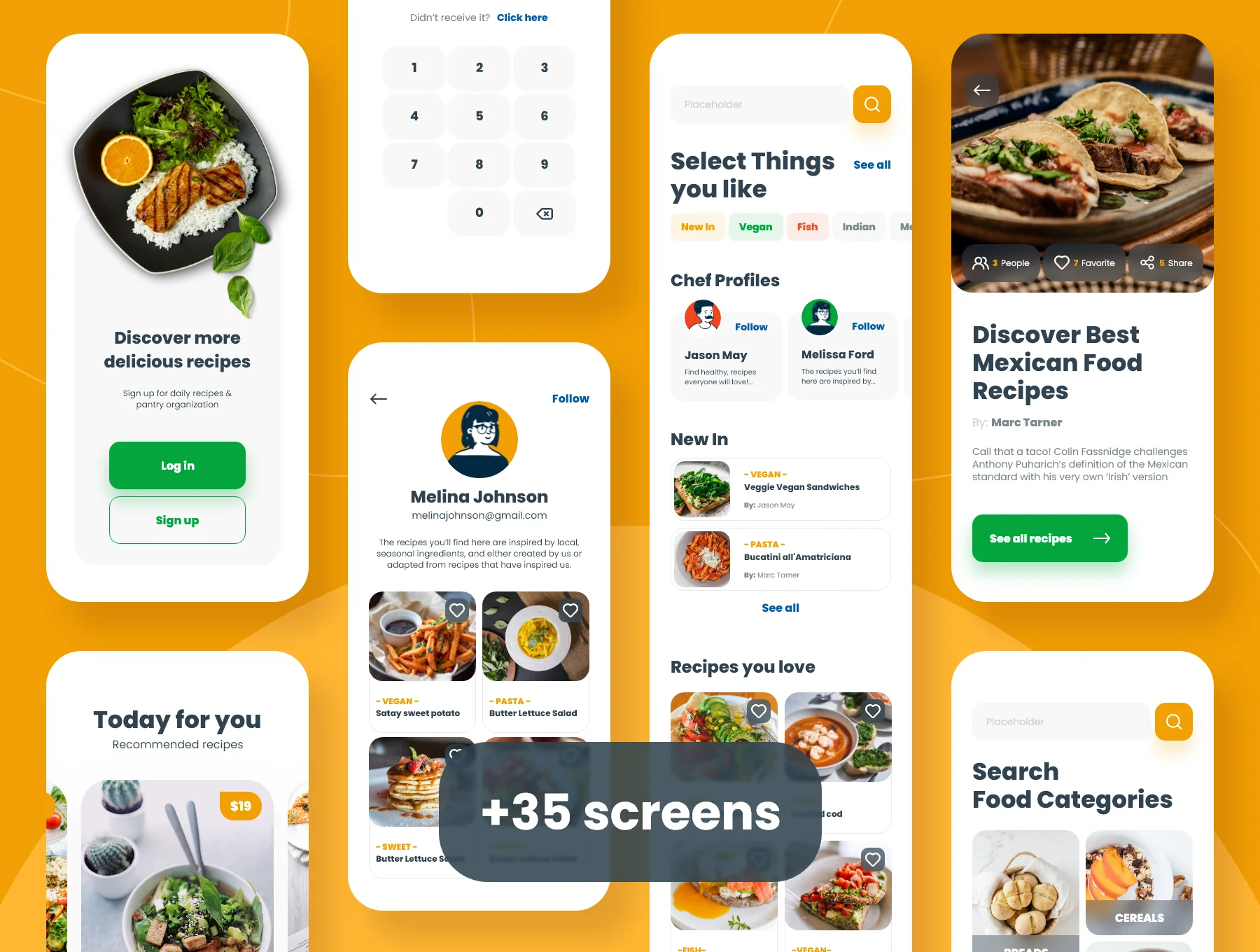 Cooki UI Kit design for Adobe XD 2