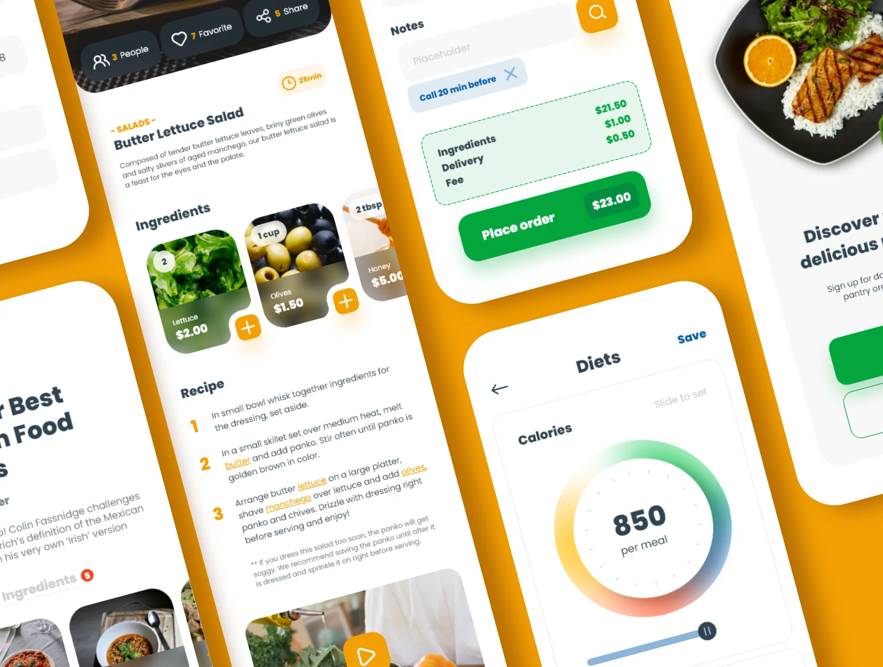 Cooki UI Kit design for Adobe XD 6