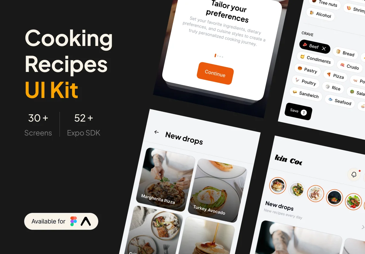 Bocadito - Cooking Recipes UI Kit