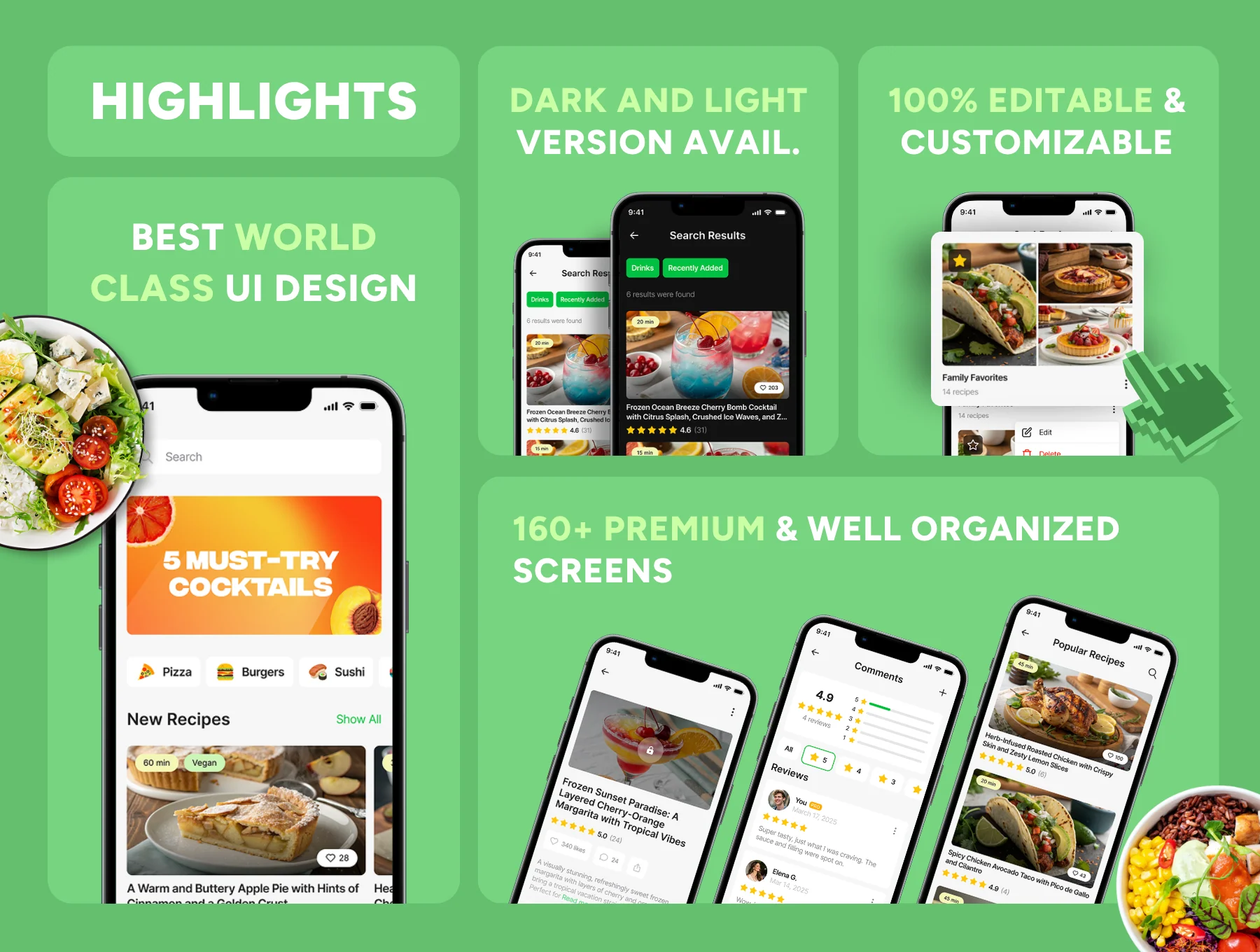 Cookio - Food Recepies App Ui Kit 2