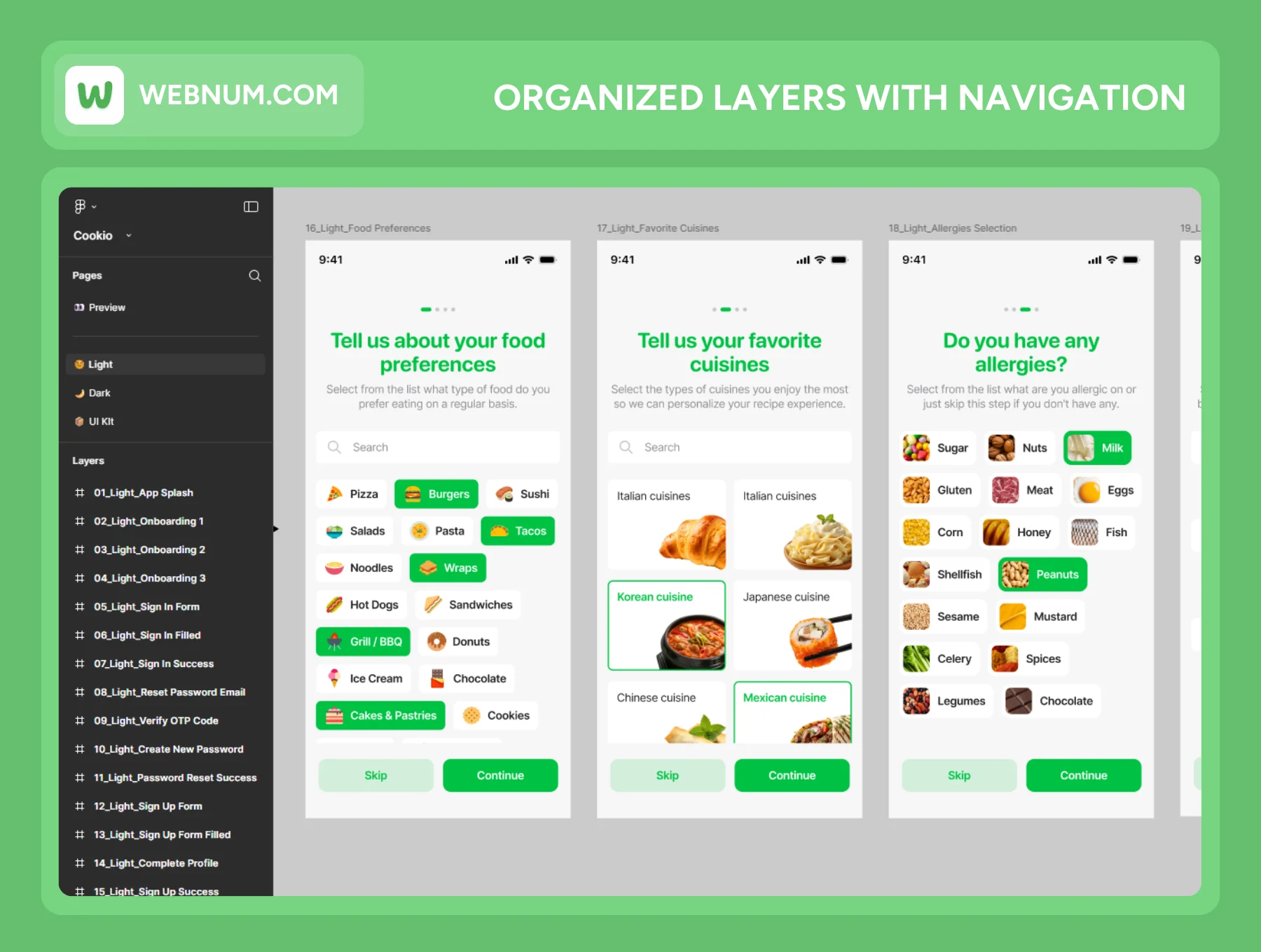 Cookio - Food Recepies App Ui Kit 3