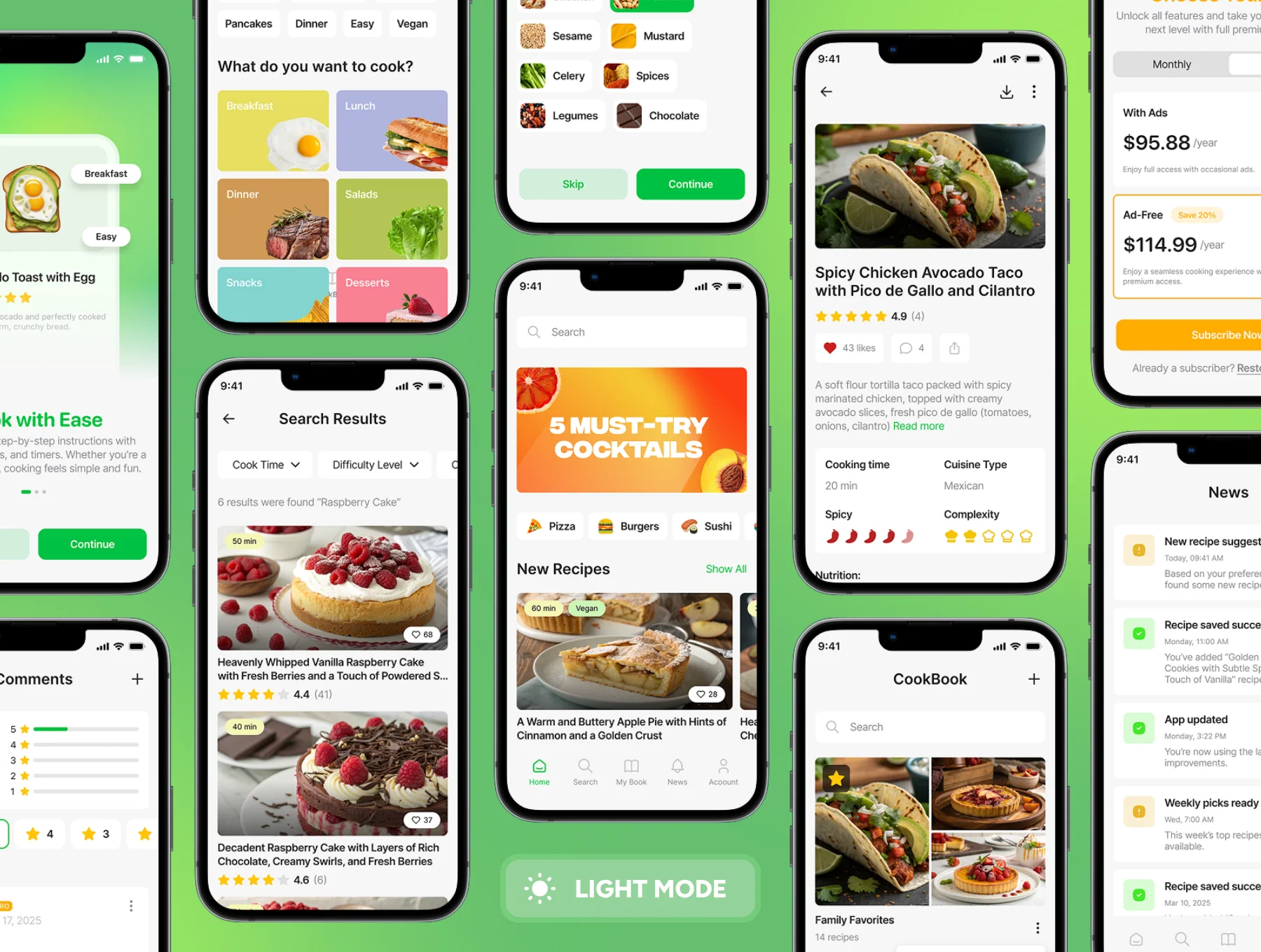Cookio - Food Recepies App Ui Kit 4