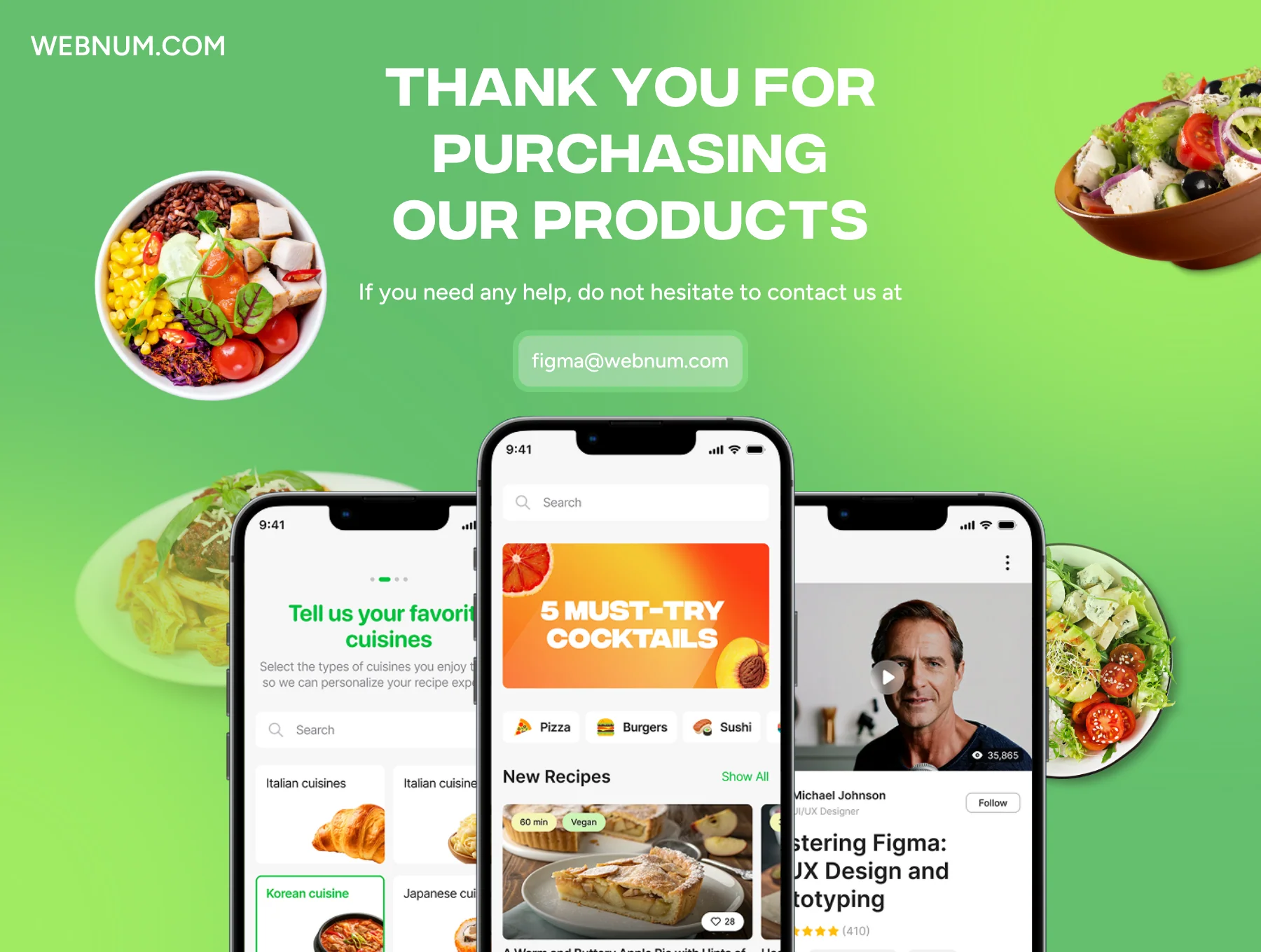 Cookio - Food Recepies App Ui Kit 6