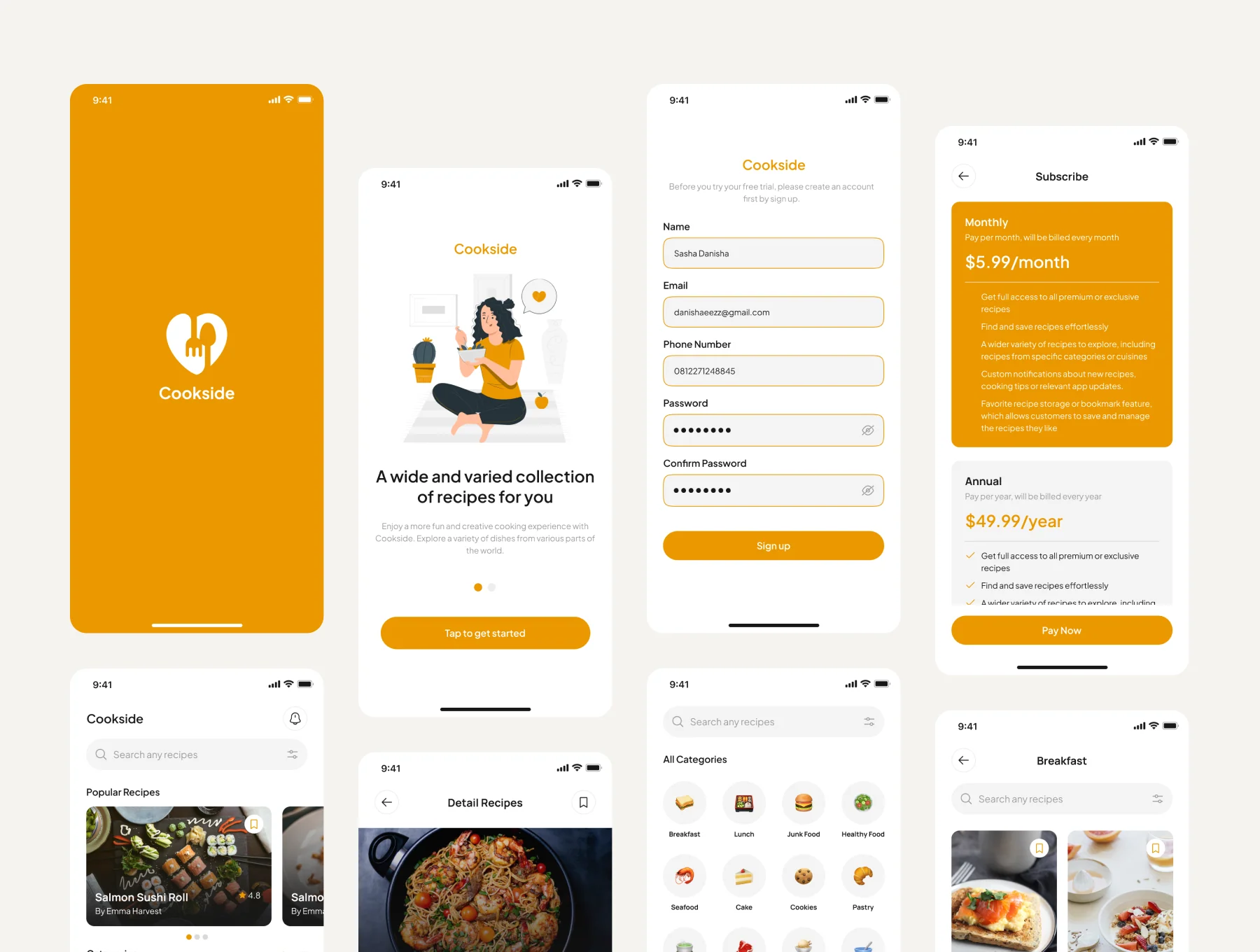 CookSide - Food Recipe App 3