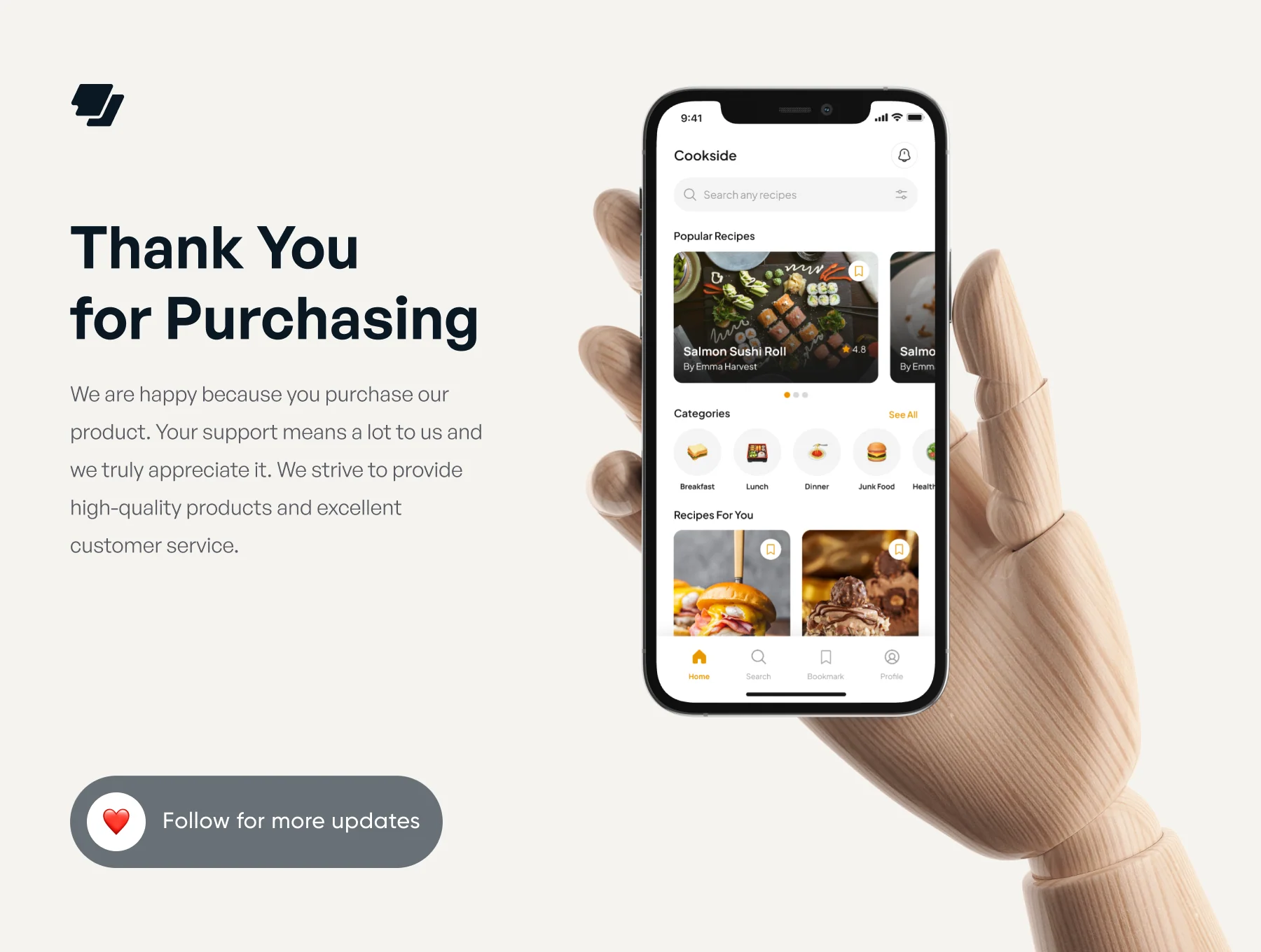 CookSide - Food Recipe App 6