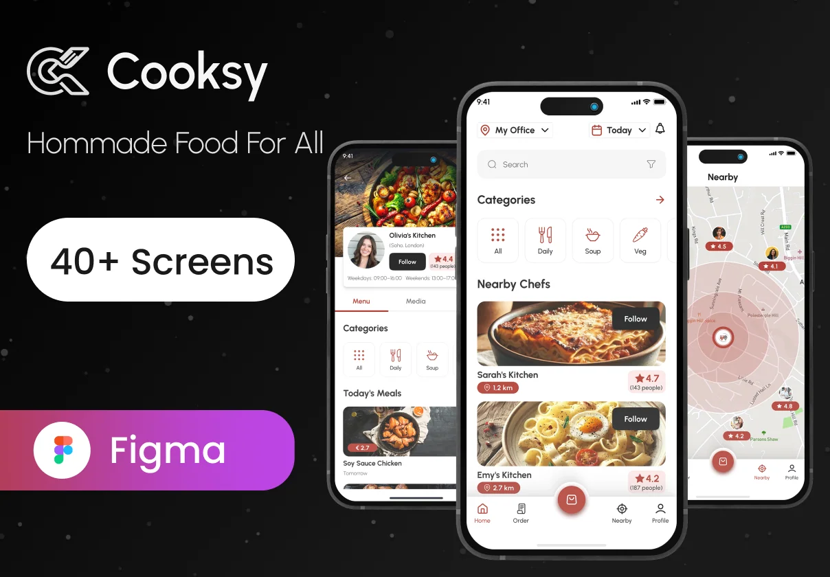 Cooksy Homemade – Food Delivery App