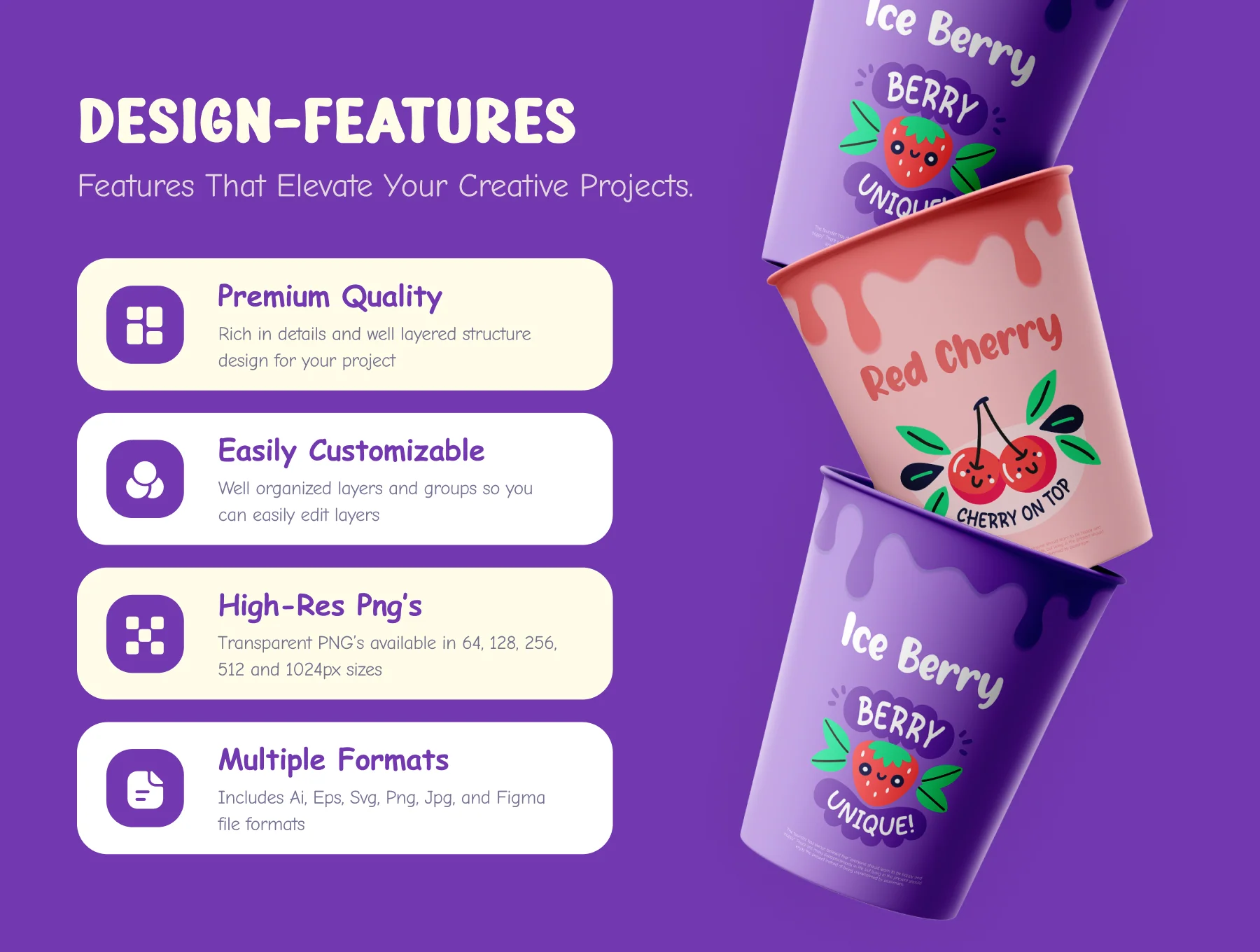 Cool Fruit Stickers Collection 2