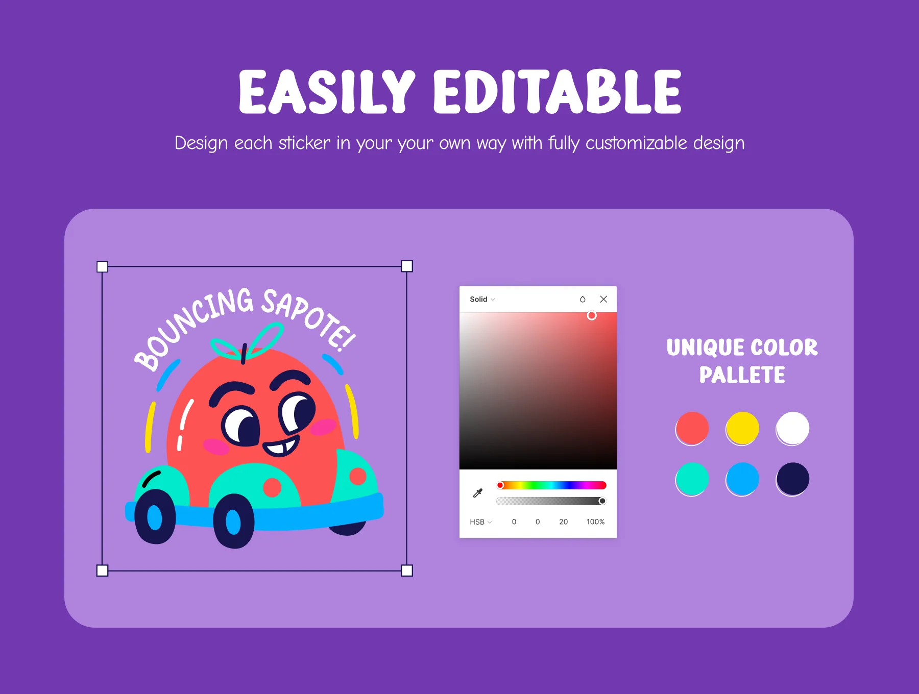 Cool Fruit Stickers Collection 3