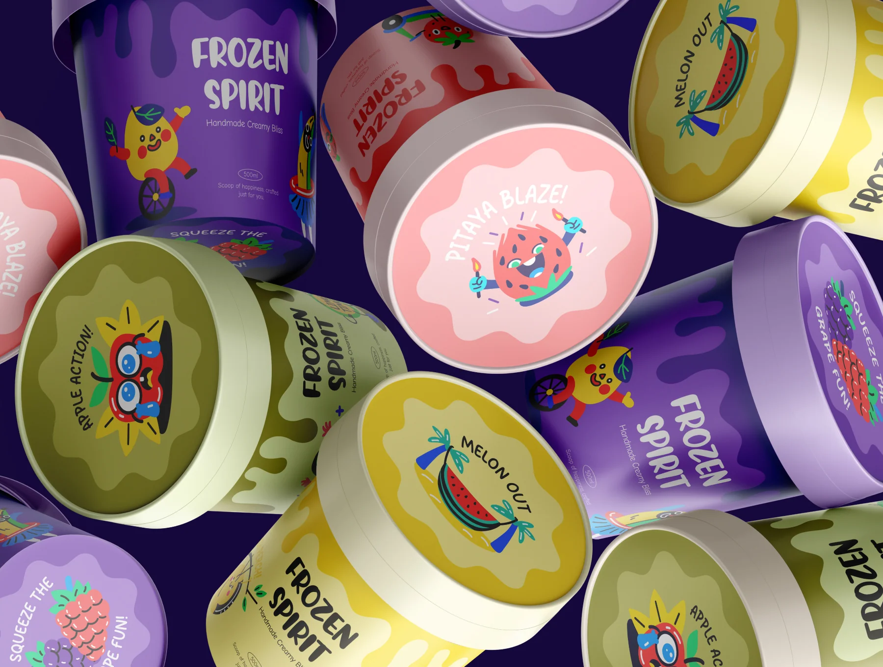 Cool Fruit Stickers Collection 4