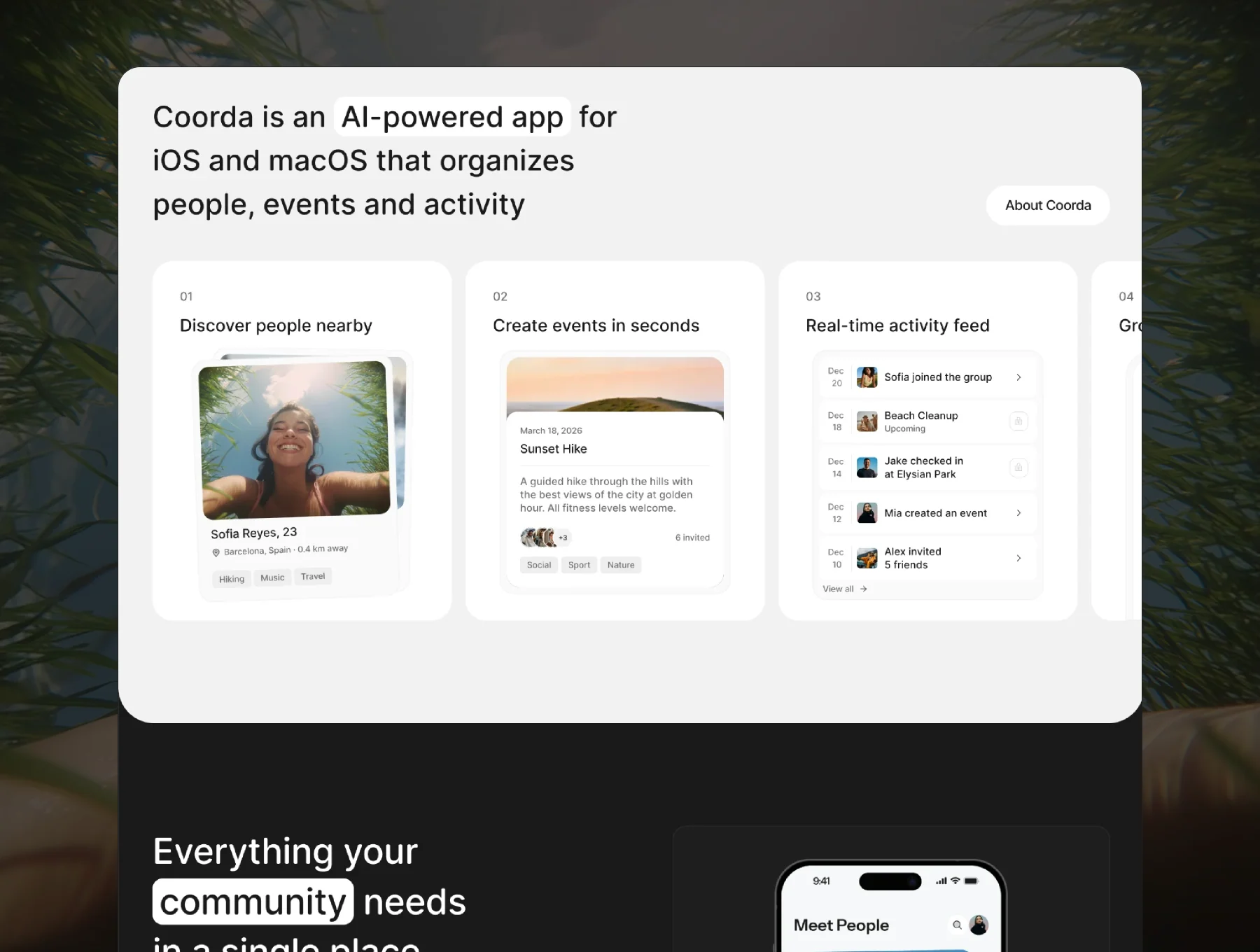 Coorda — Community & Social App Template