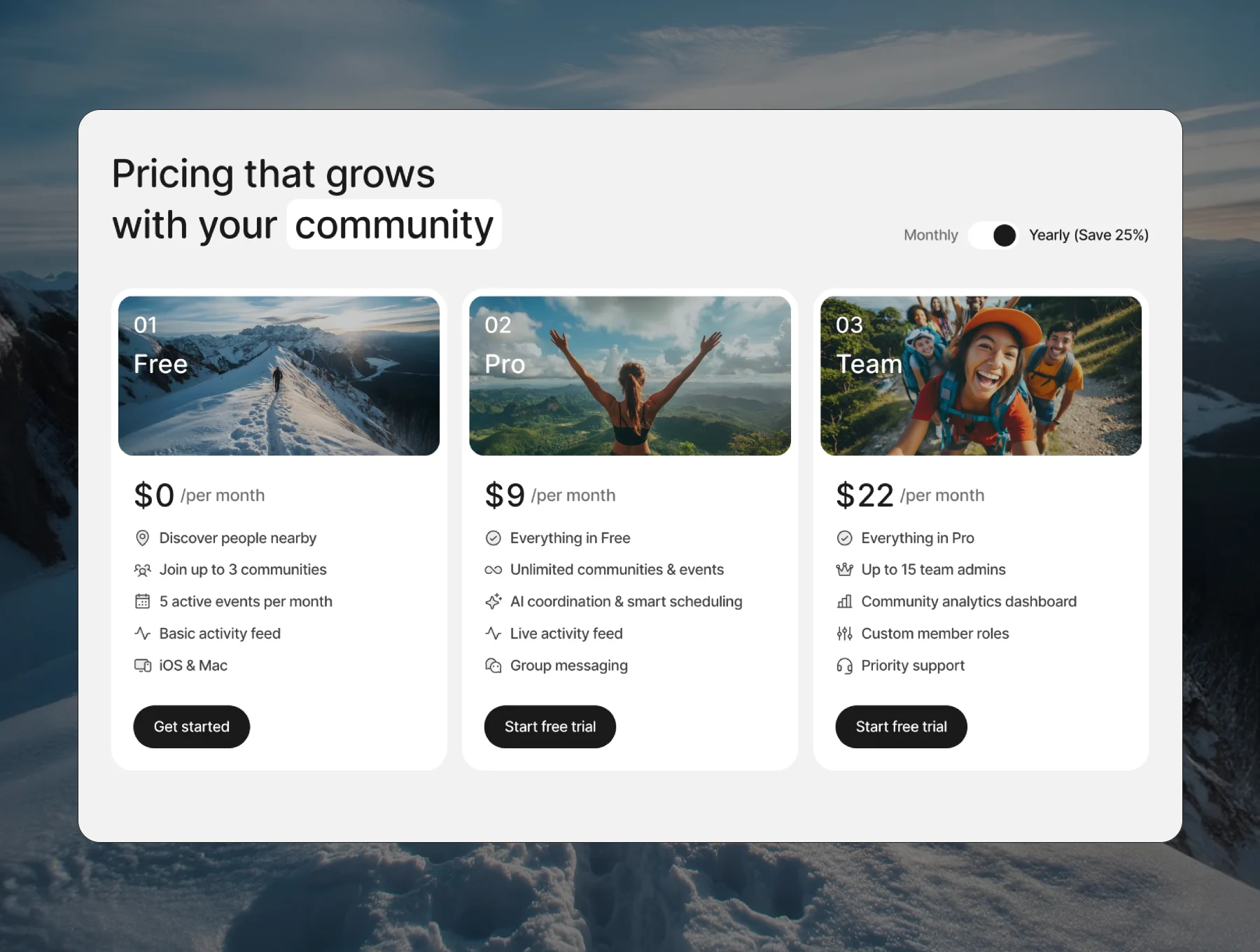 Coorda — Community & Social App Template 4