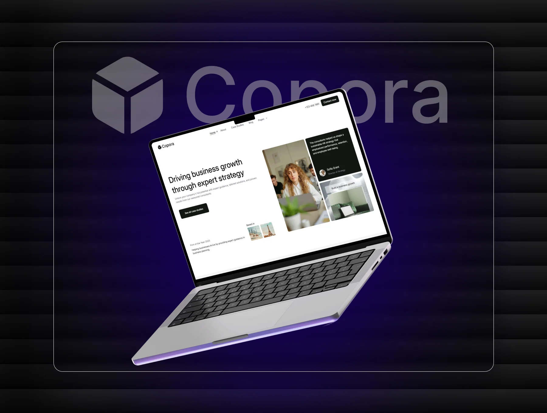 Copora - Tailwind CSS Business Consulting & Corporate Website 4