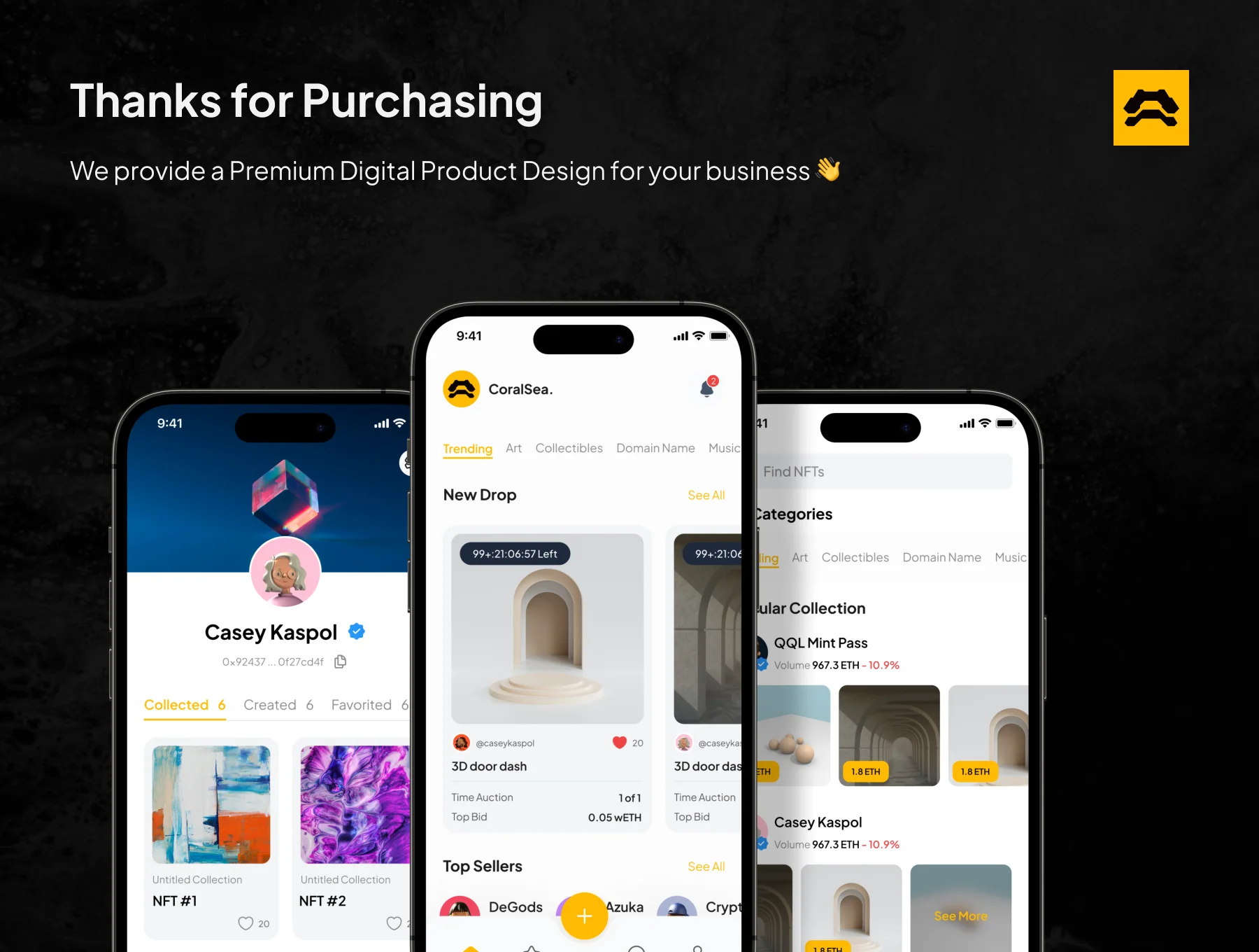 CoralSea NFT UI KIT 6
