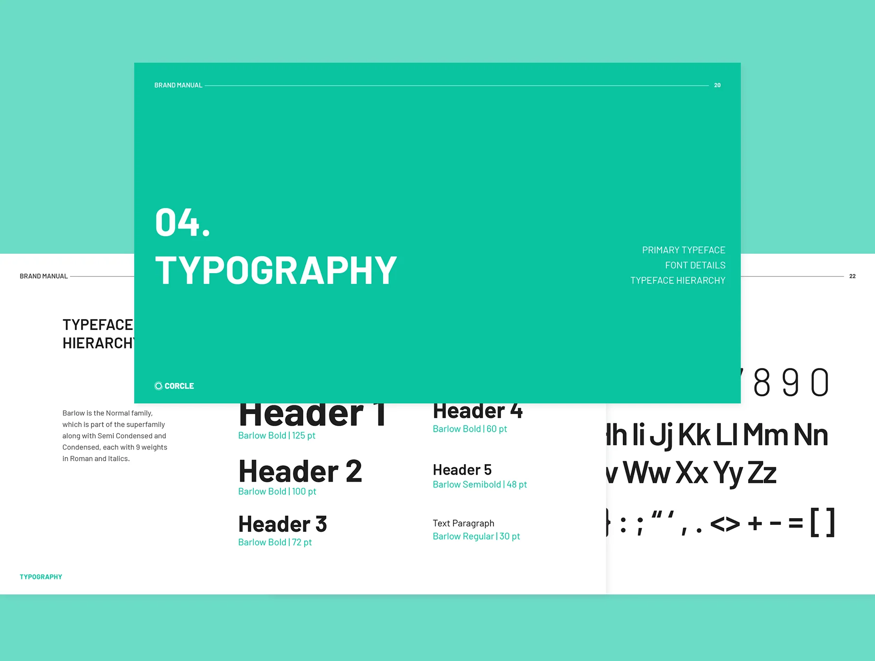 Corcle - Brand Manual Template 5