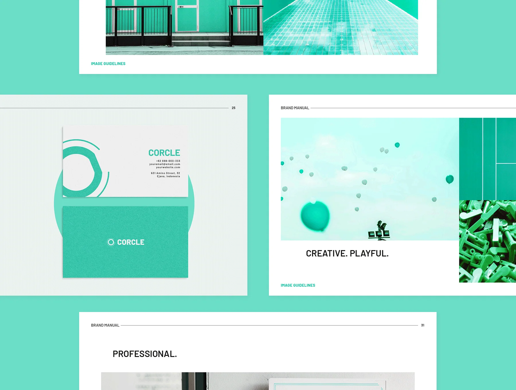Corcle - Brand Manual Template 6