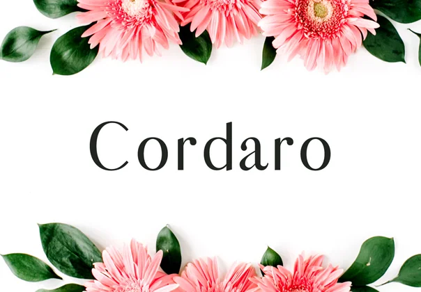 Cordaro Sans Serif Typeface