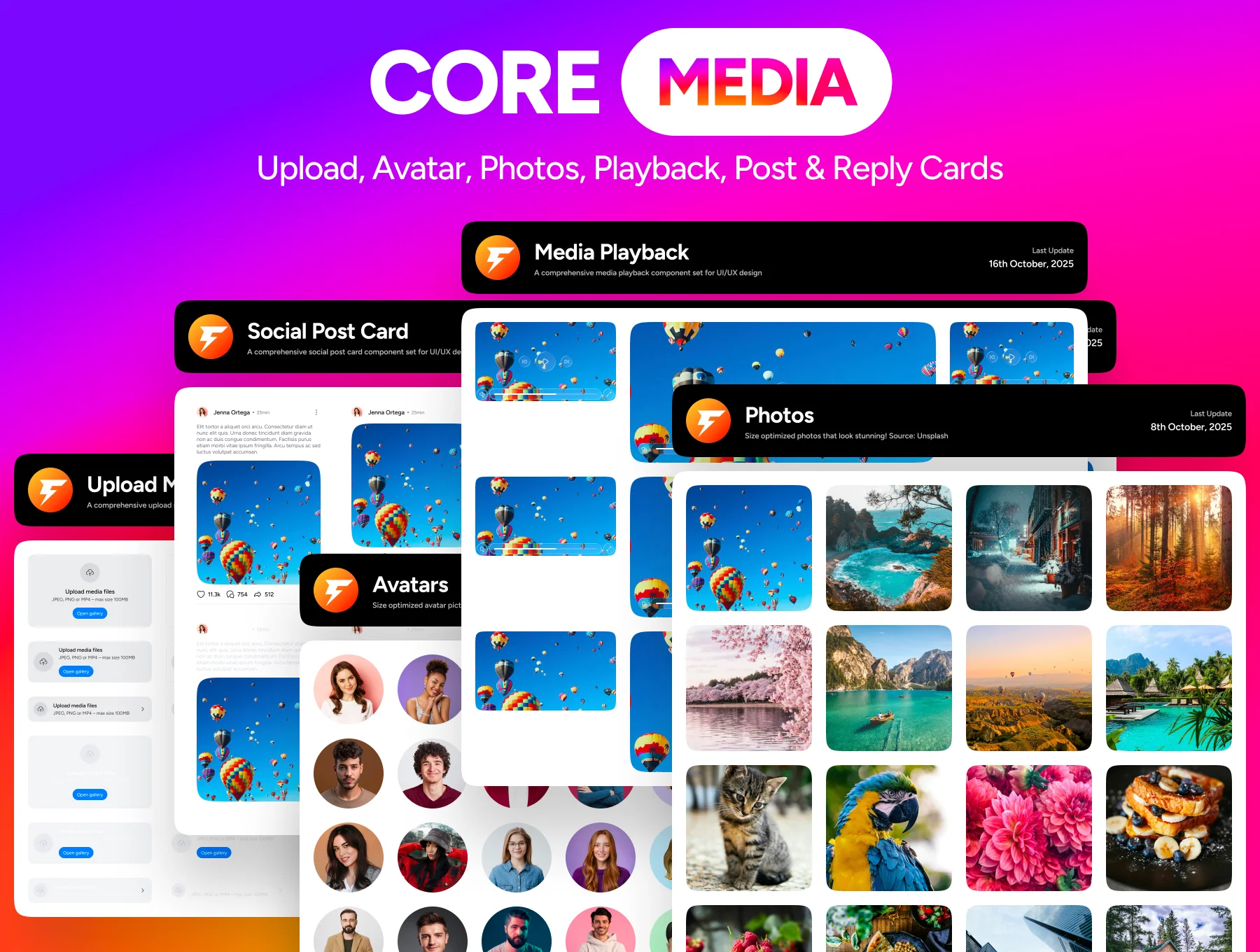 Core UI 17 Pro | iPhone 17 Pro Mobile UI Kit Design System with Liquid Glass 3