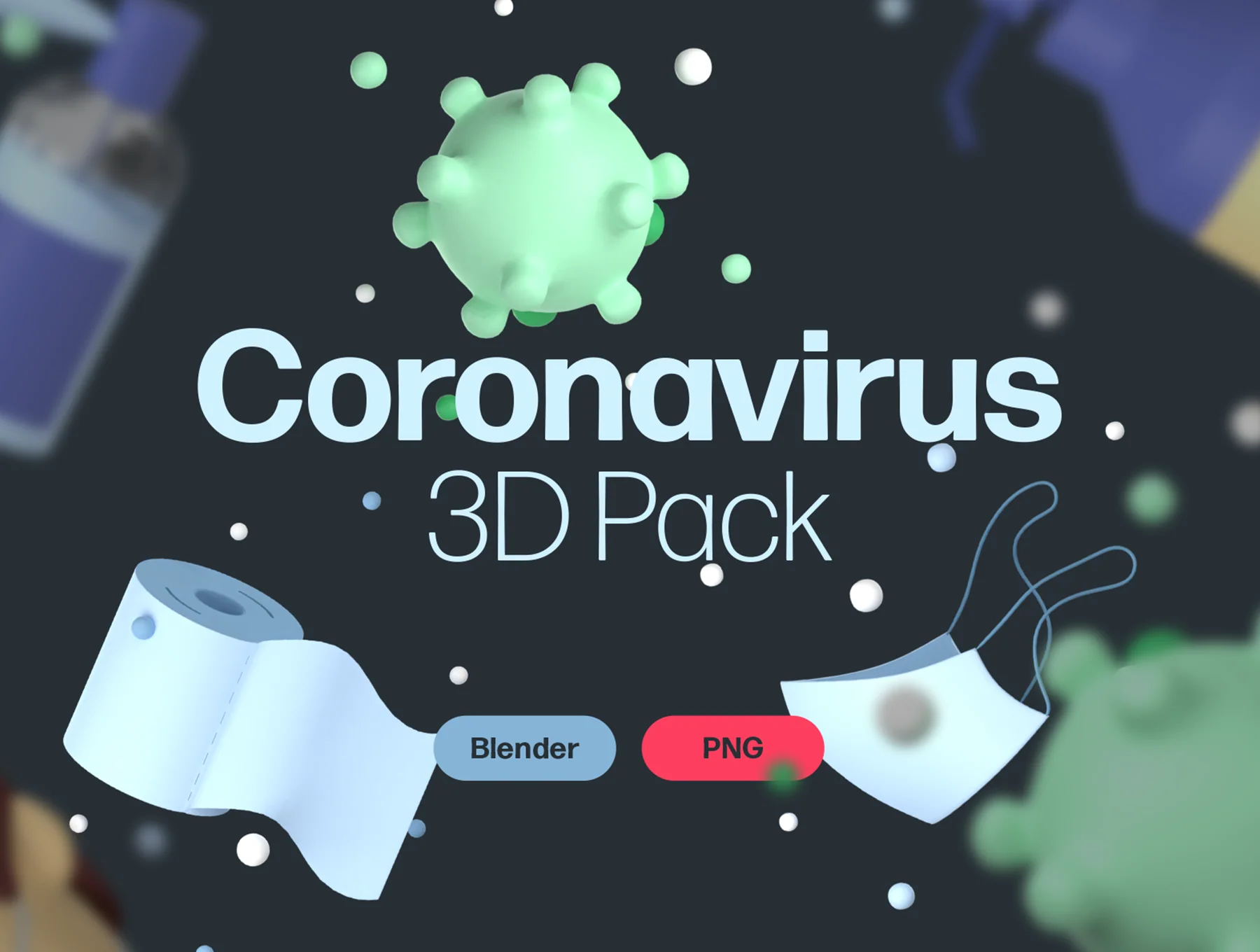 Coronavirus 3D Pack