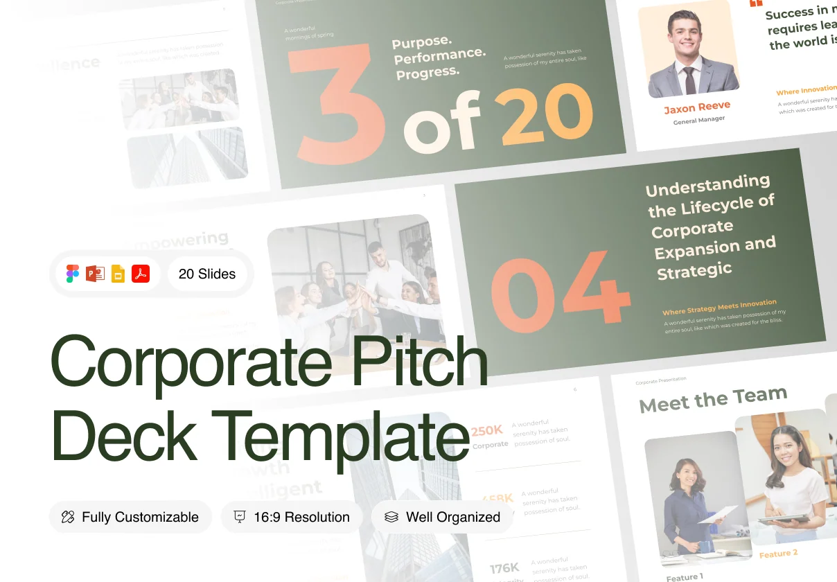 Corporate Pitch Deck Template