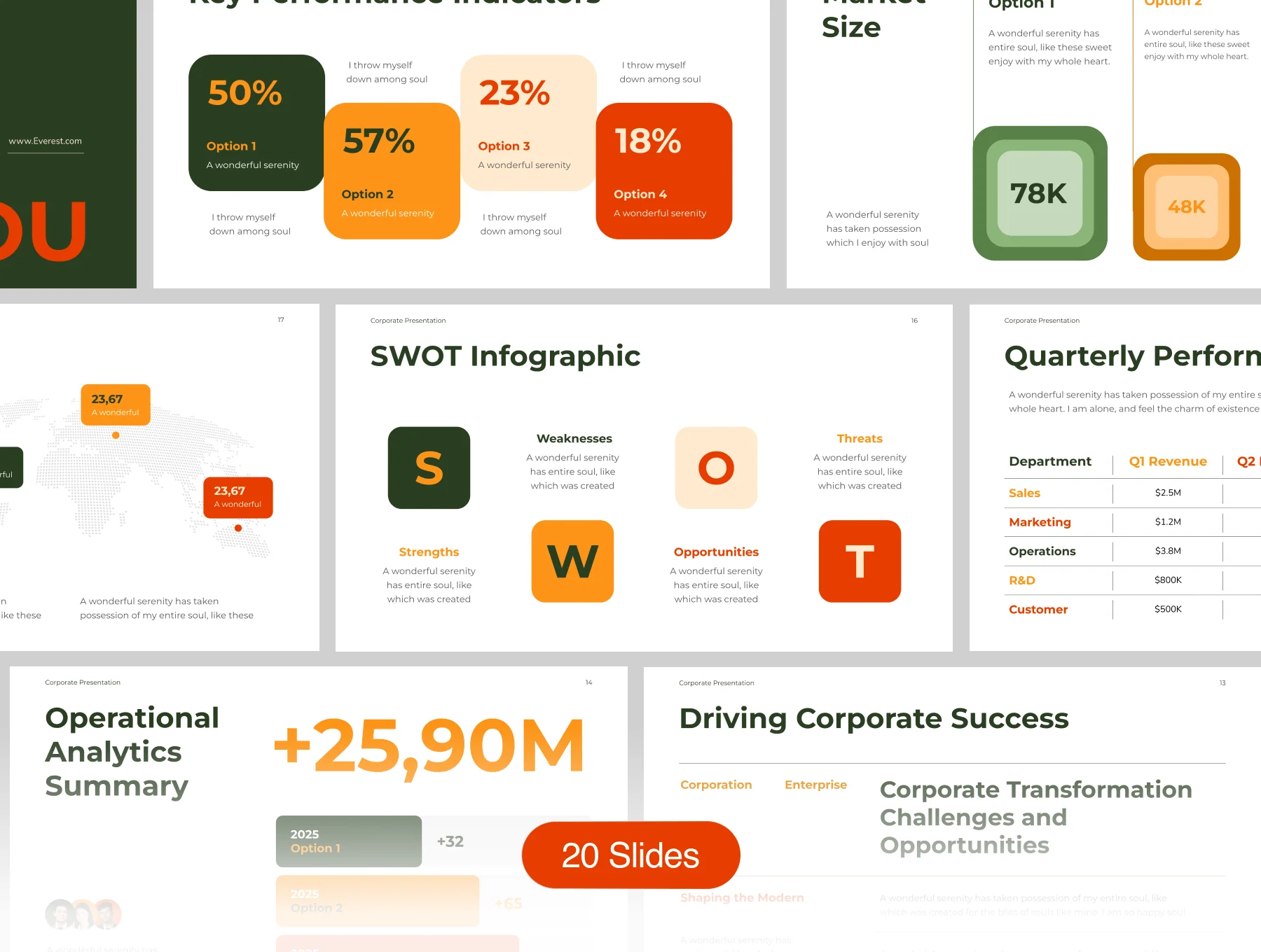 Corporate Pitch Deck Template 3