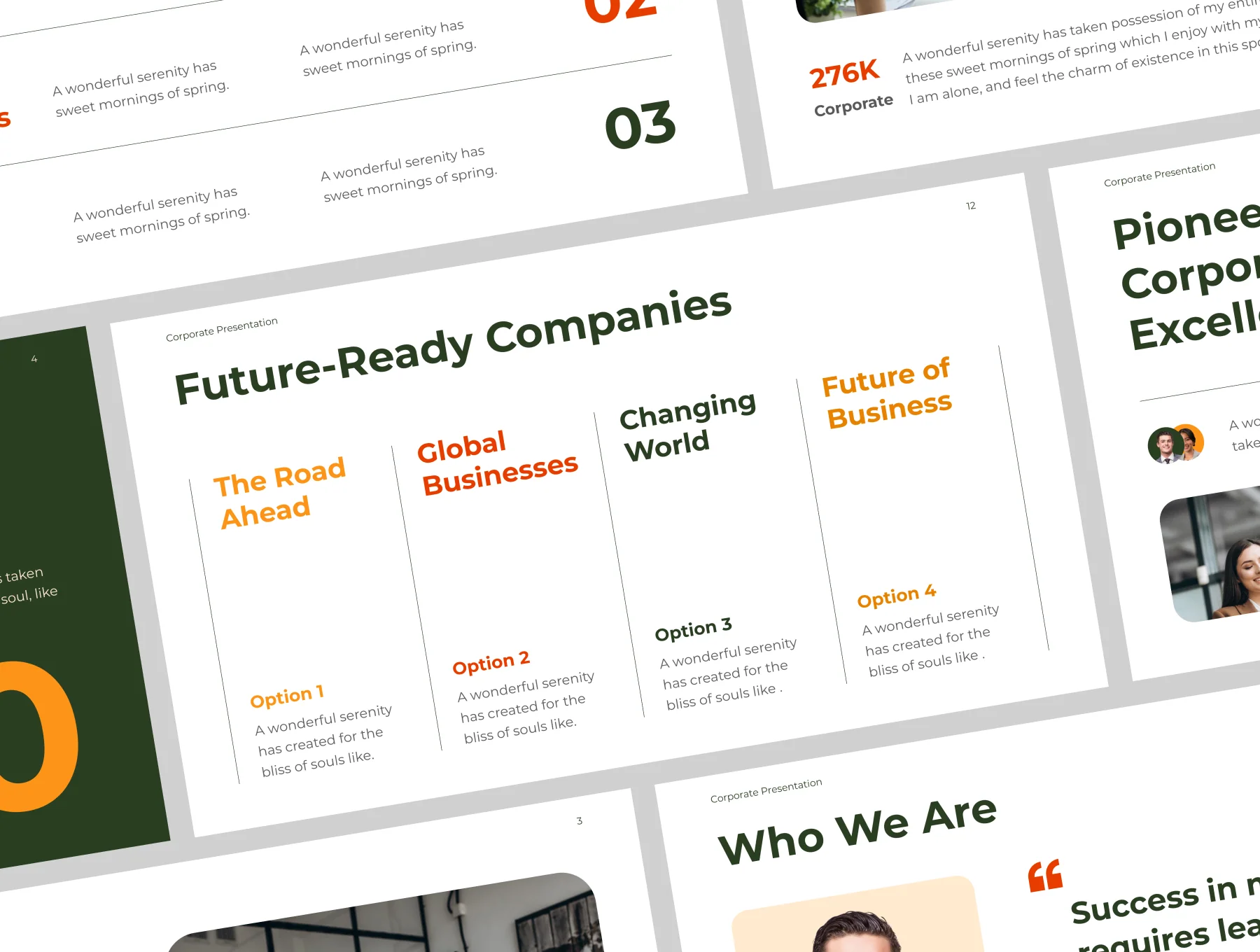 Corporate Pitch Deck Template 4
