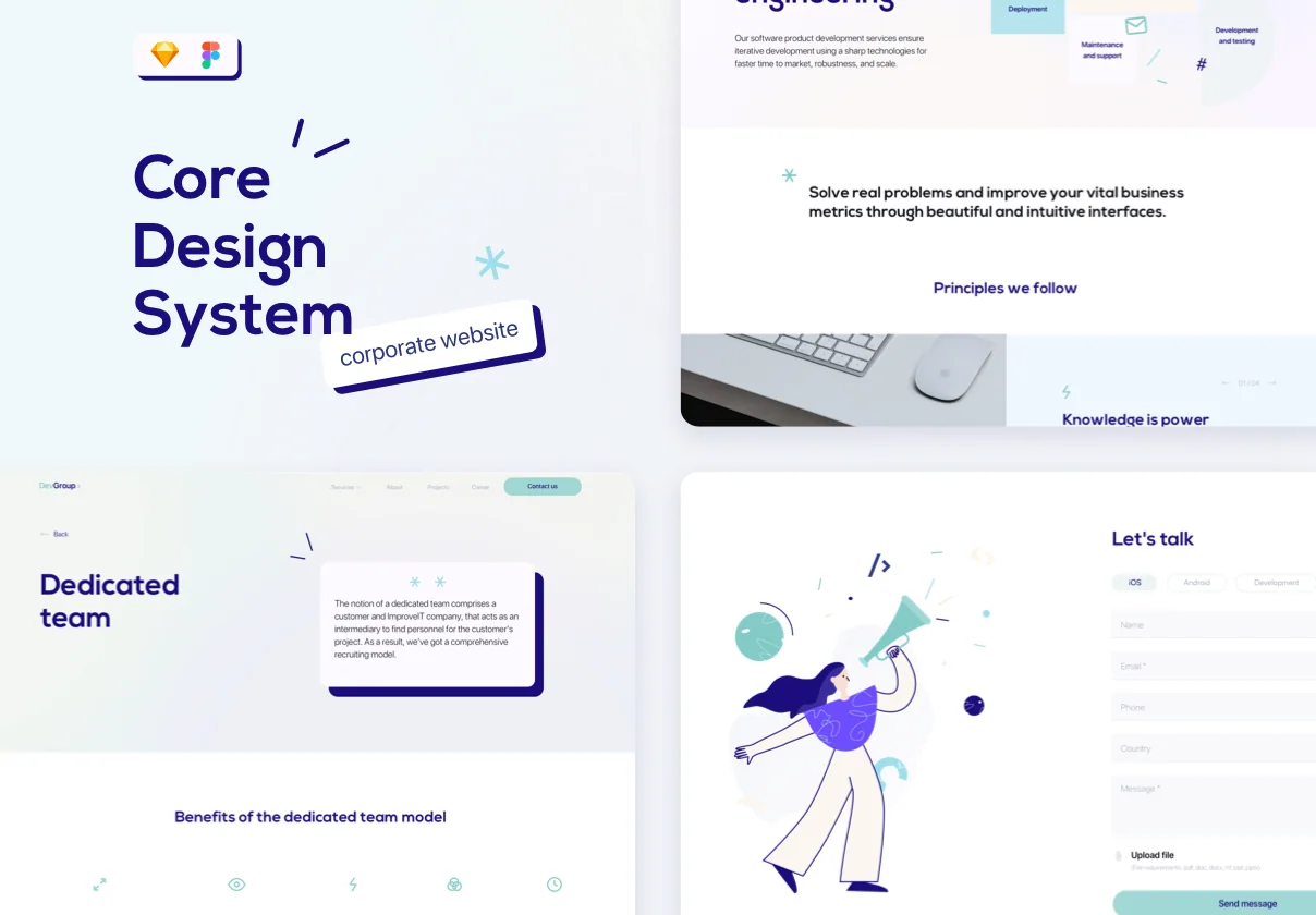 Corporate website Design Template