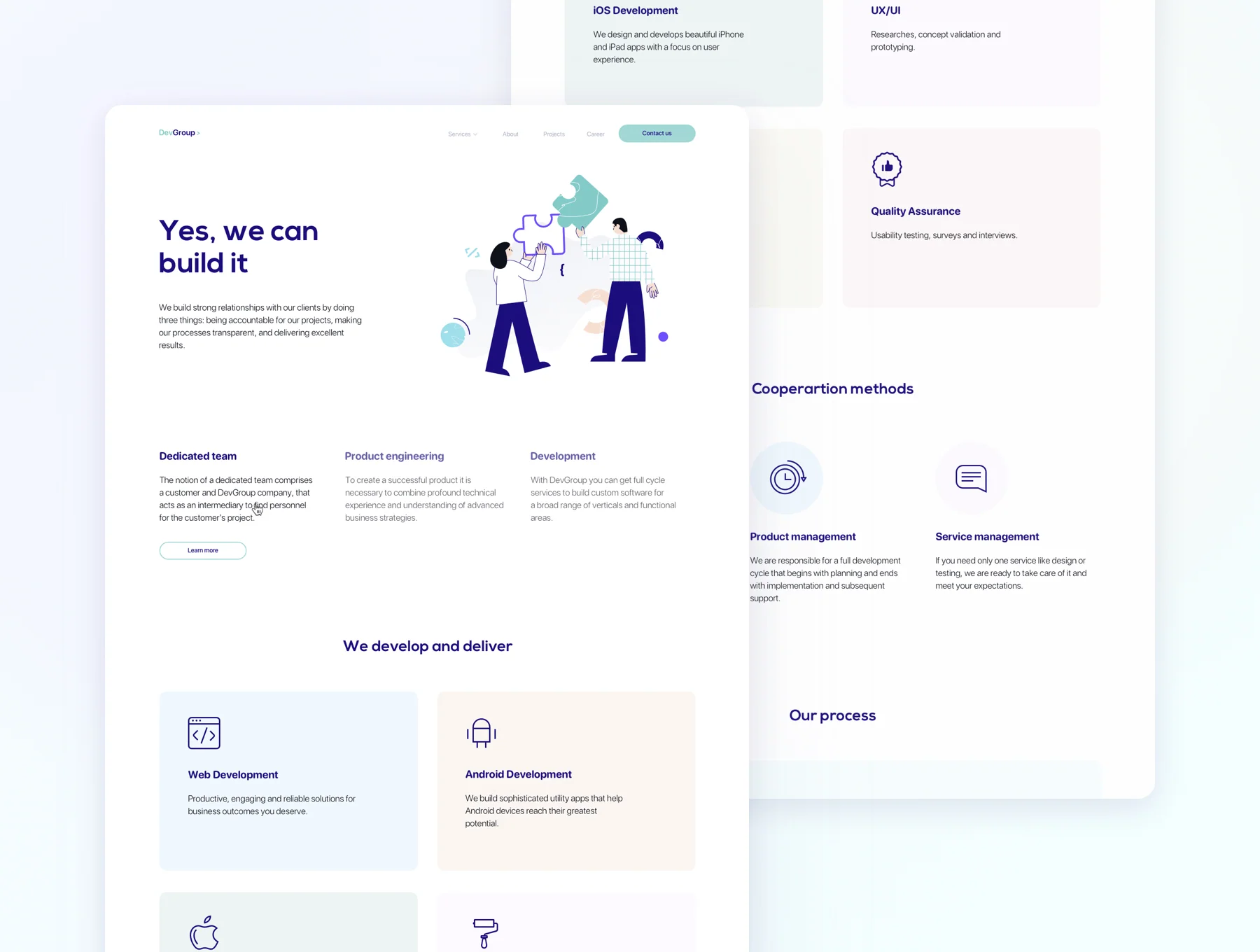 Corporate website Design Template 3