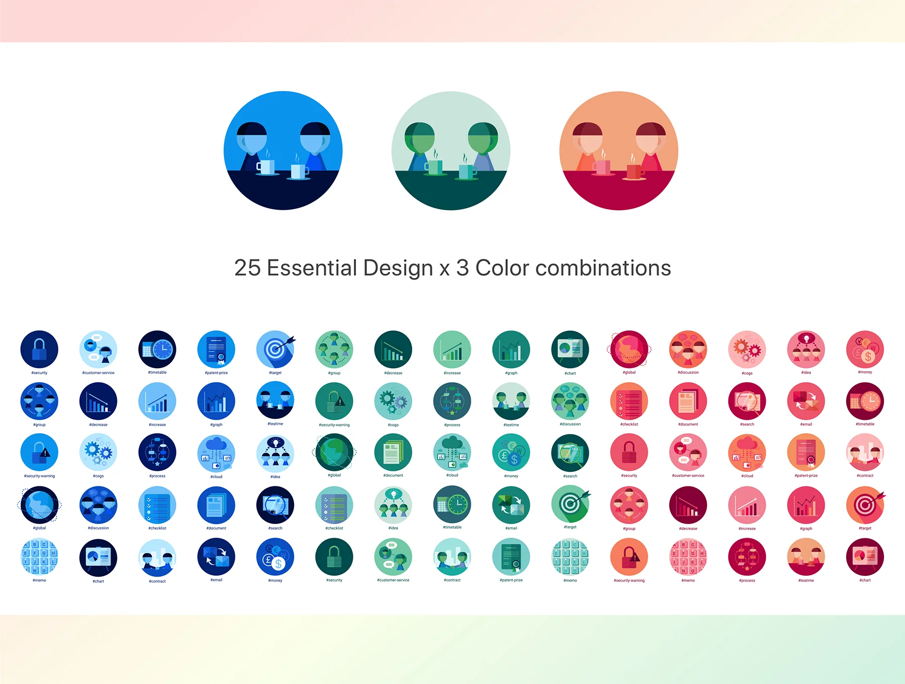 Corporation Icon Set 4