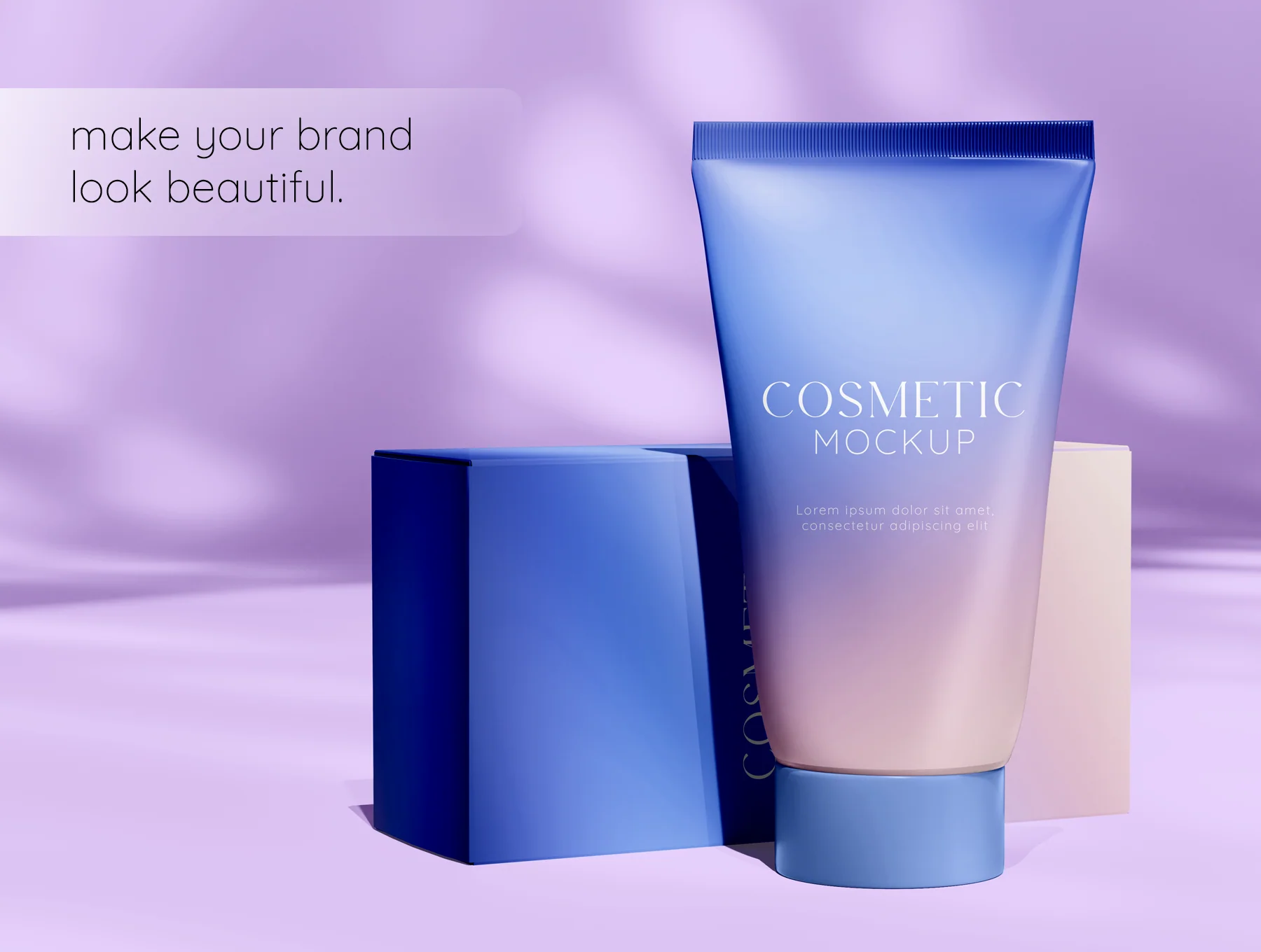 Cosmetic Tube & Box Mockup Set 5