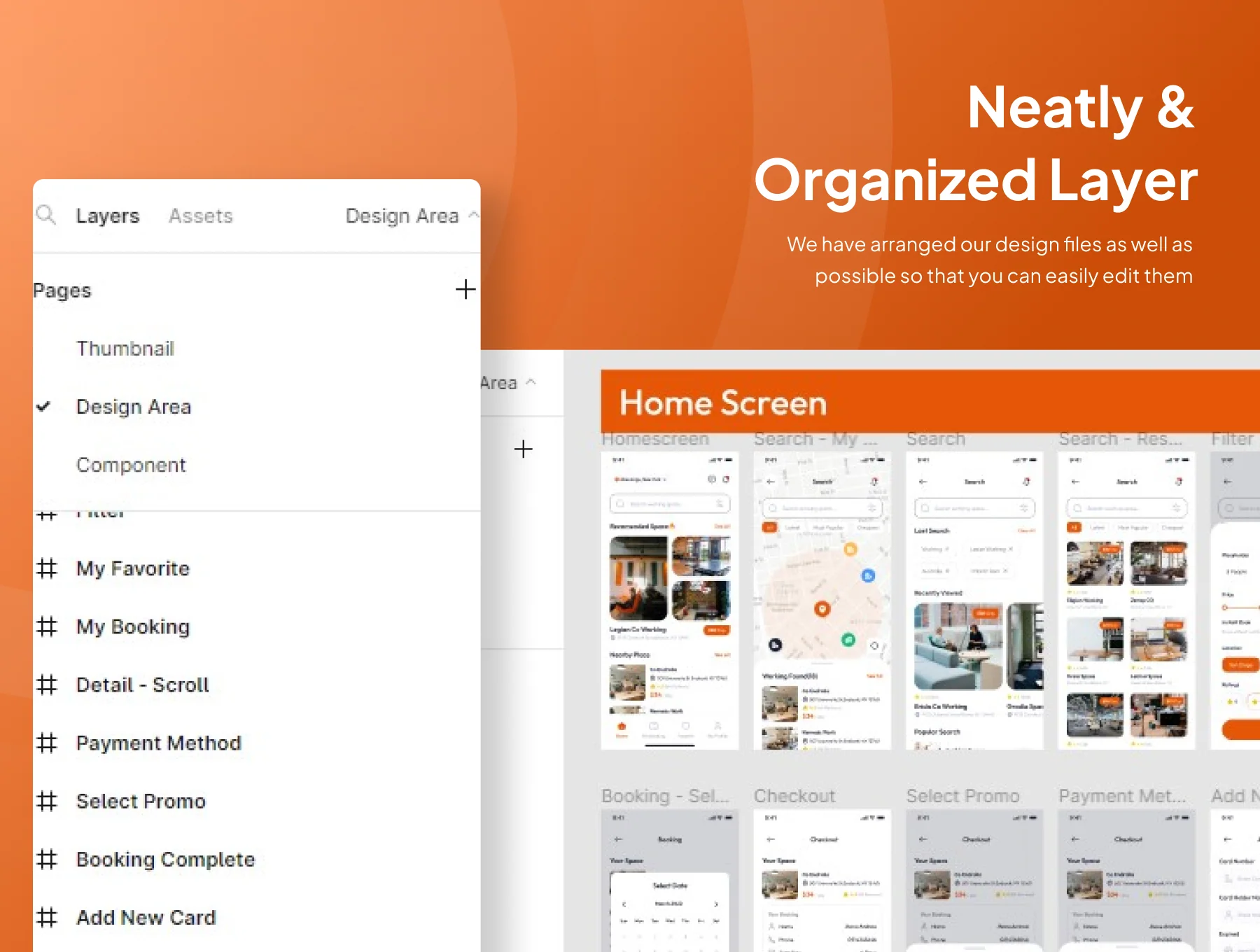 CoSpace - Rent Working Space App Ui Kits 4