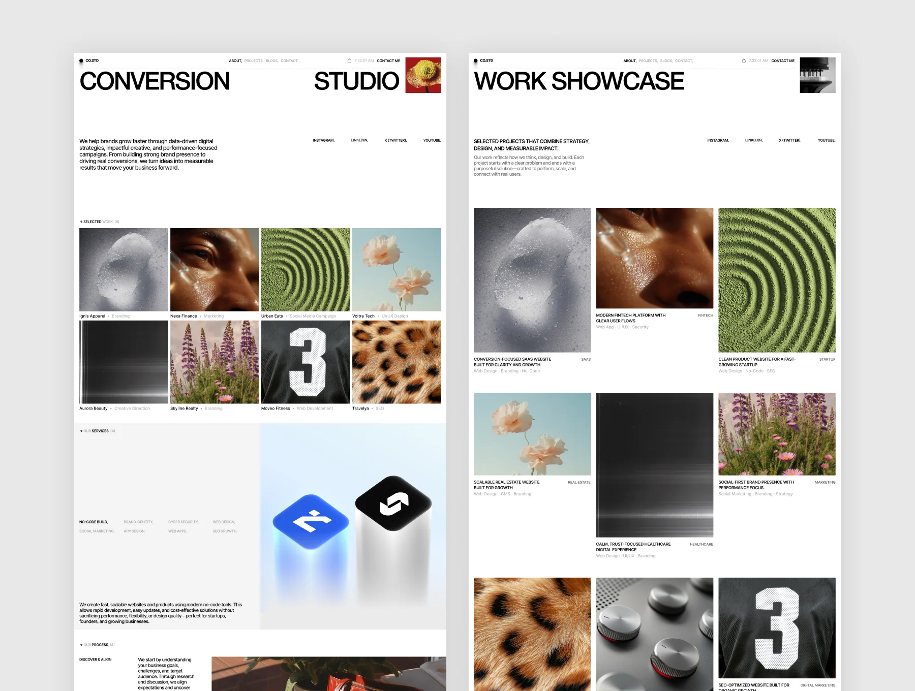 Costd - Portfolio/ Agency Website 2