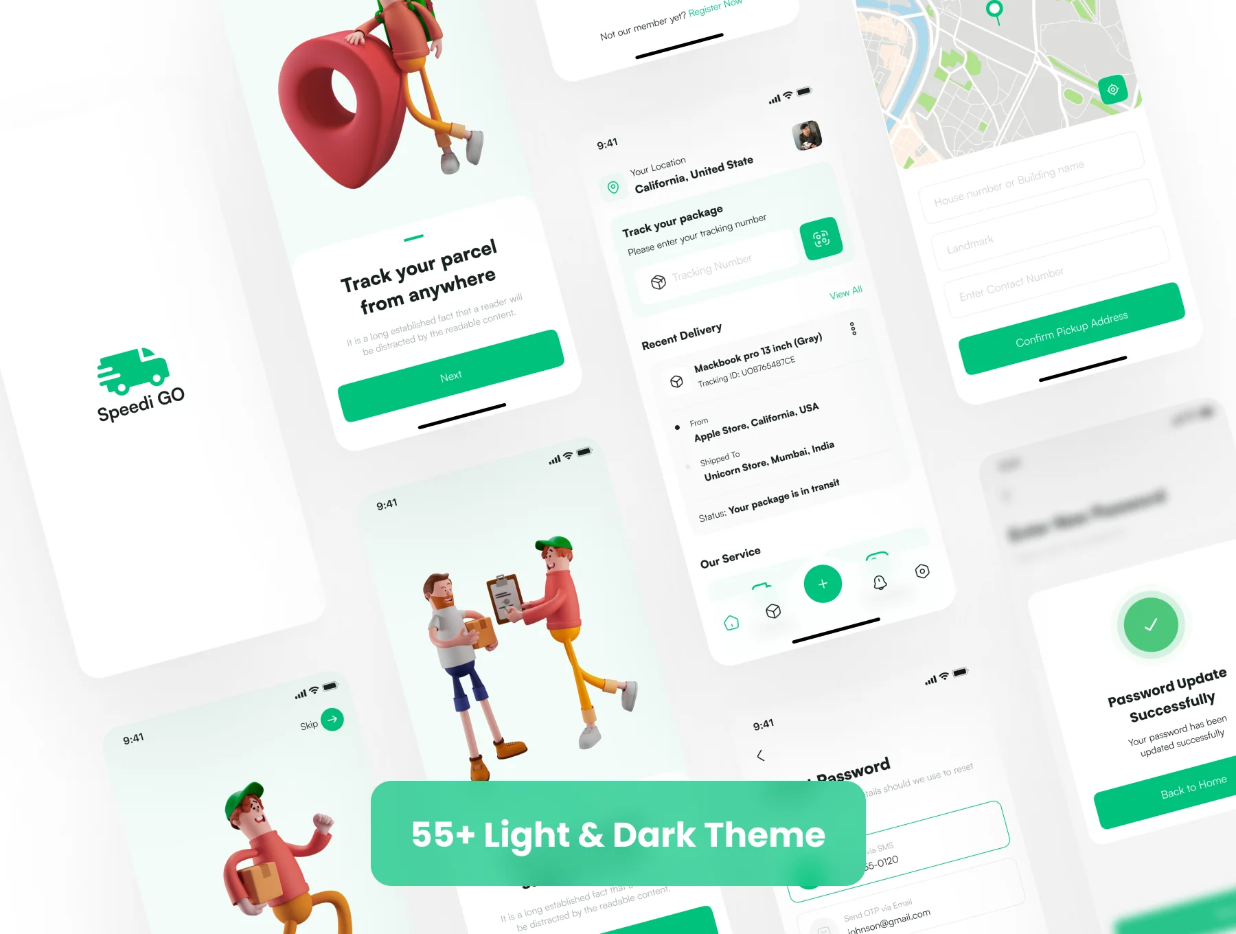 Courier App UI Kit 5