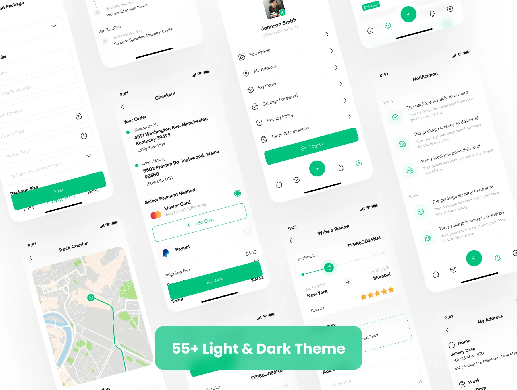 Courier App UI Kit 6