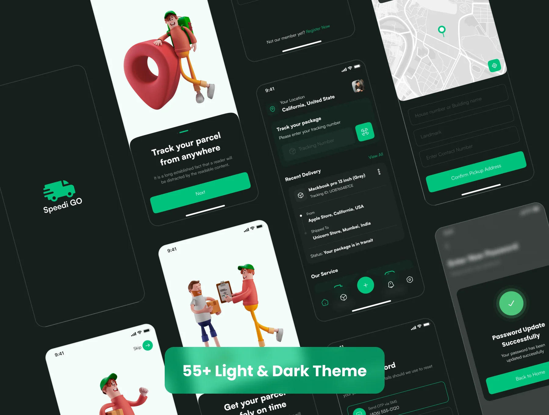 Courier App UI Kit 7