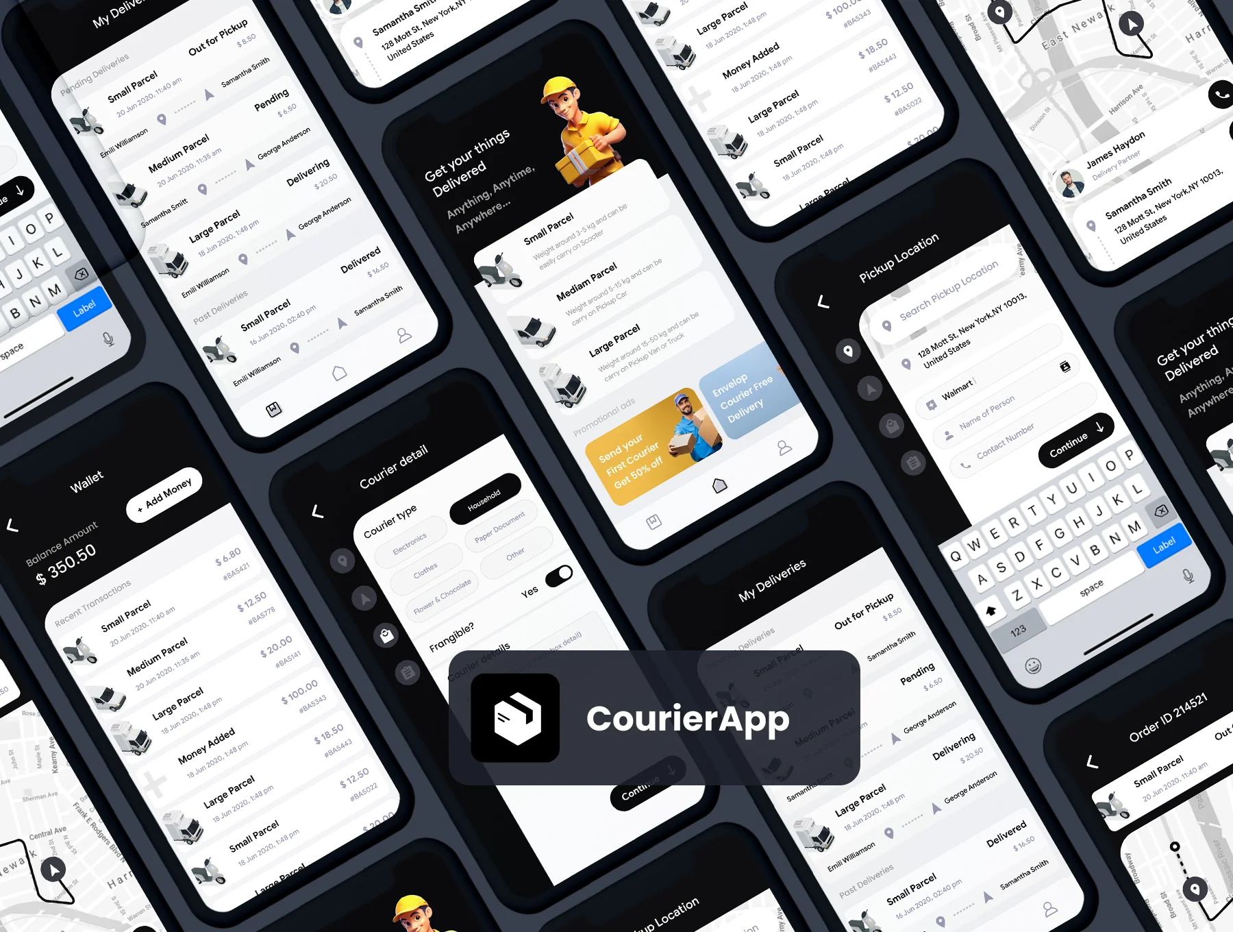 Courier App with Delivery App 3