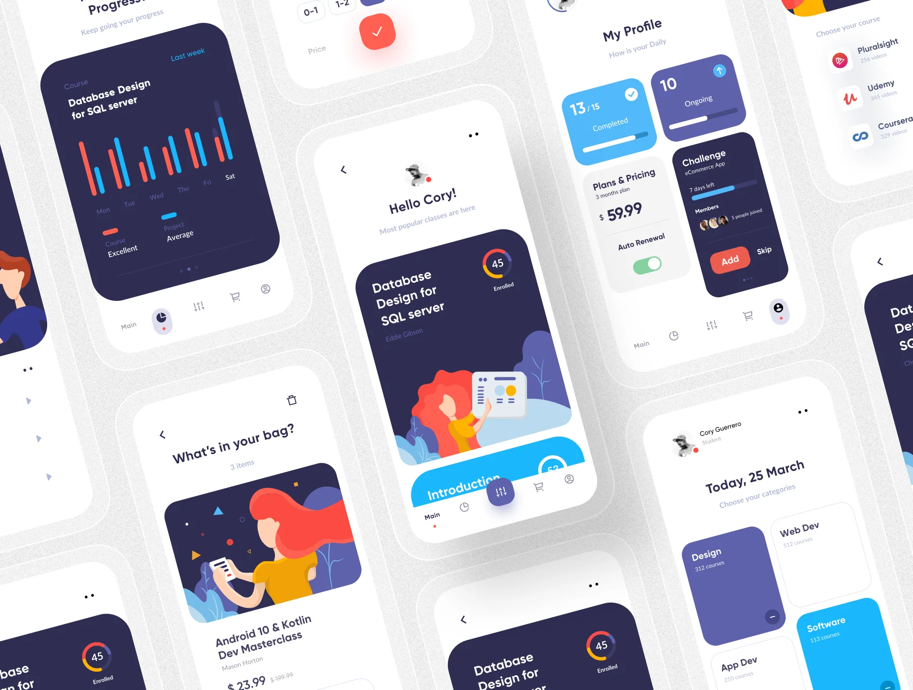 Course App UI Kit 5