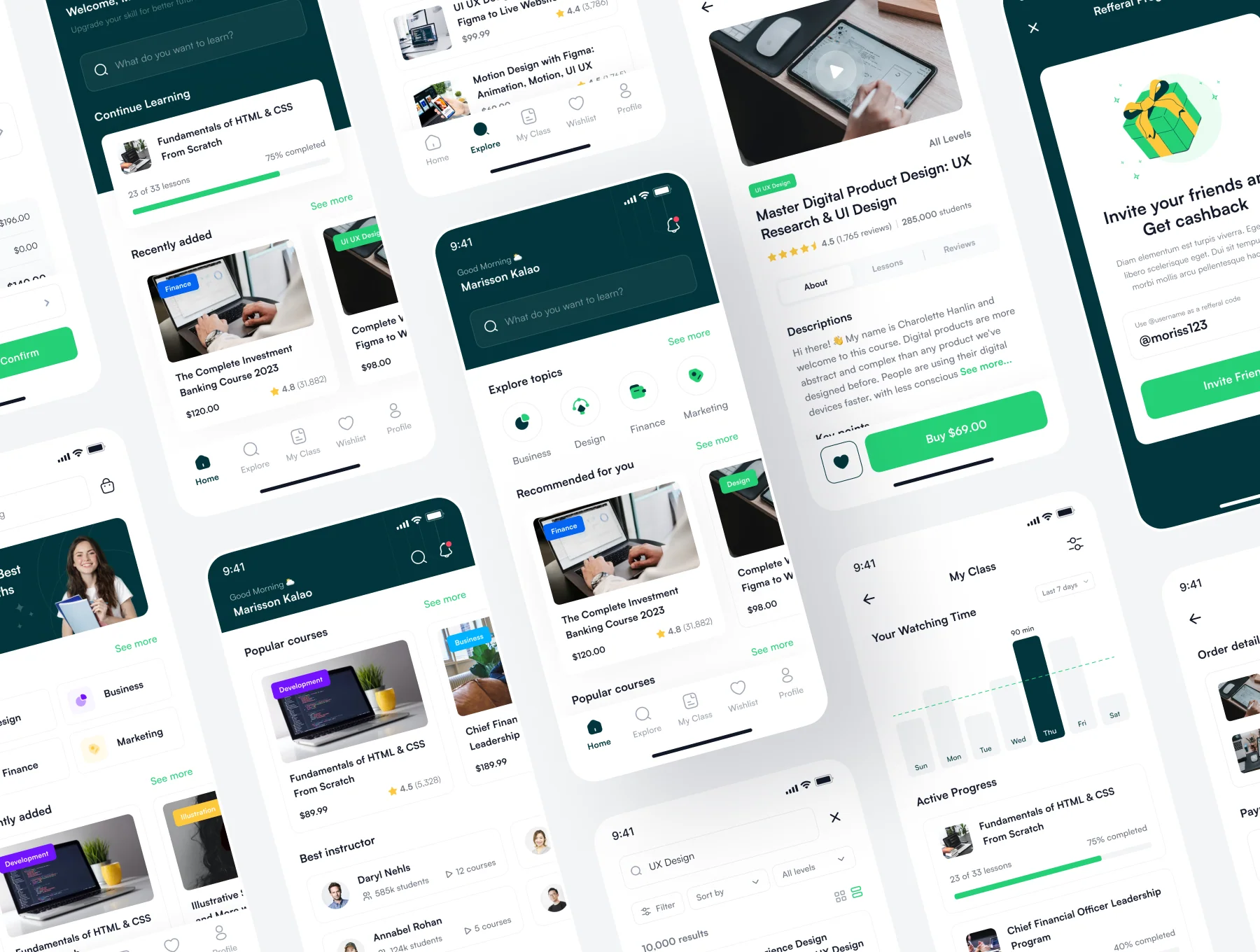 Courser - Online Learning App UI Kit 5