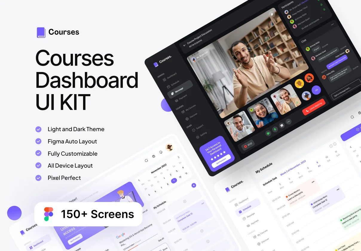 Courses - Courses Dashboard UI KIT