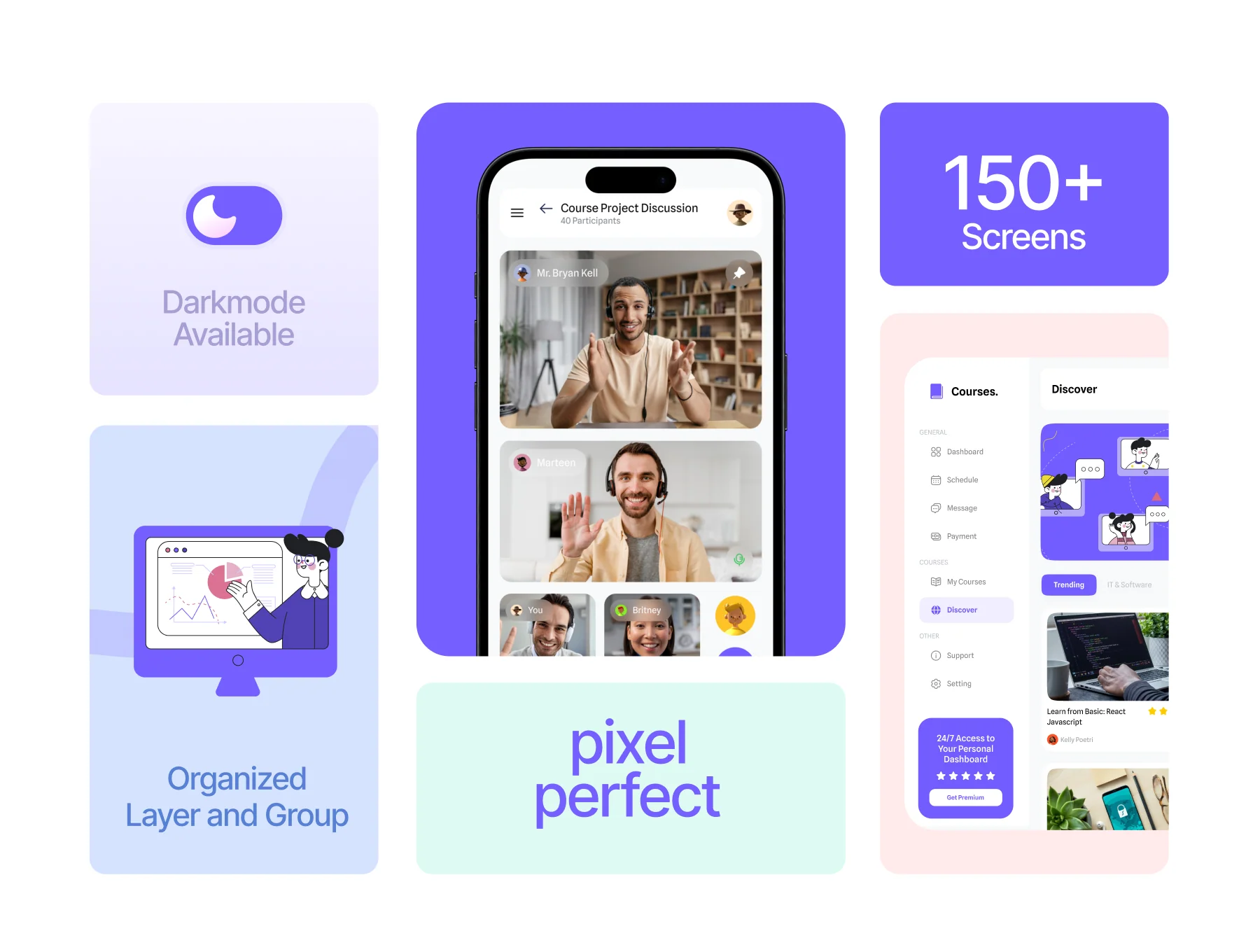 Courses - Courses Dashboard UI KIT 2