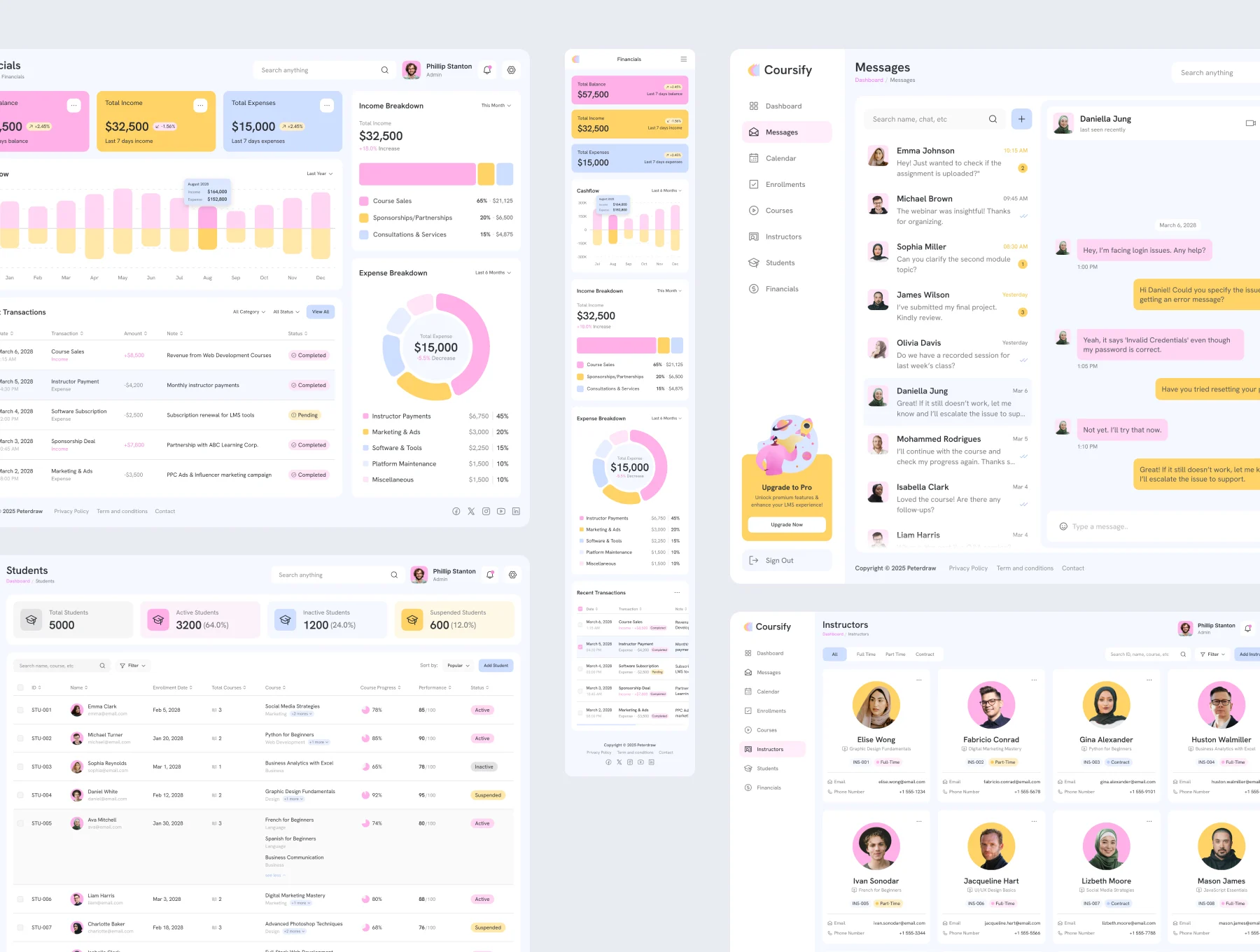Coursify - Learning Management System Dashboard 3