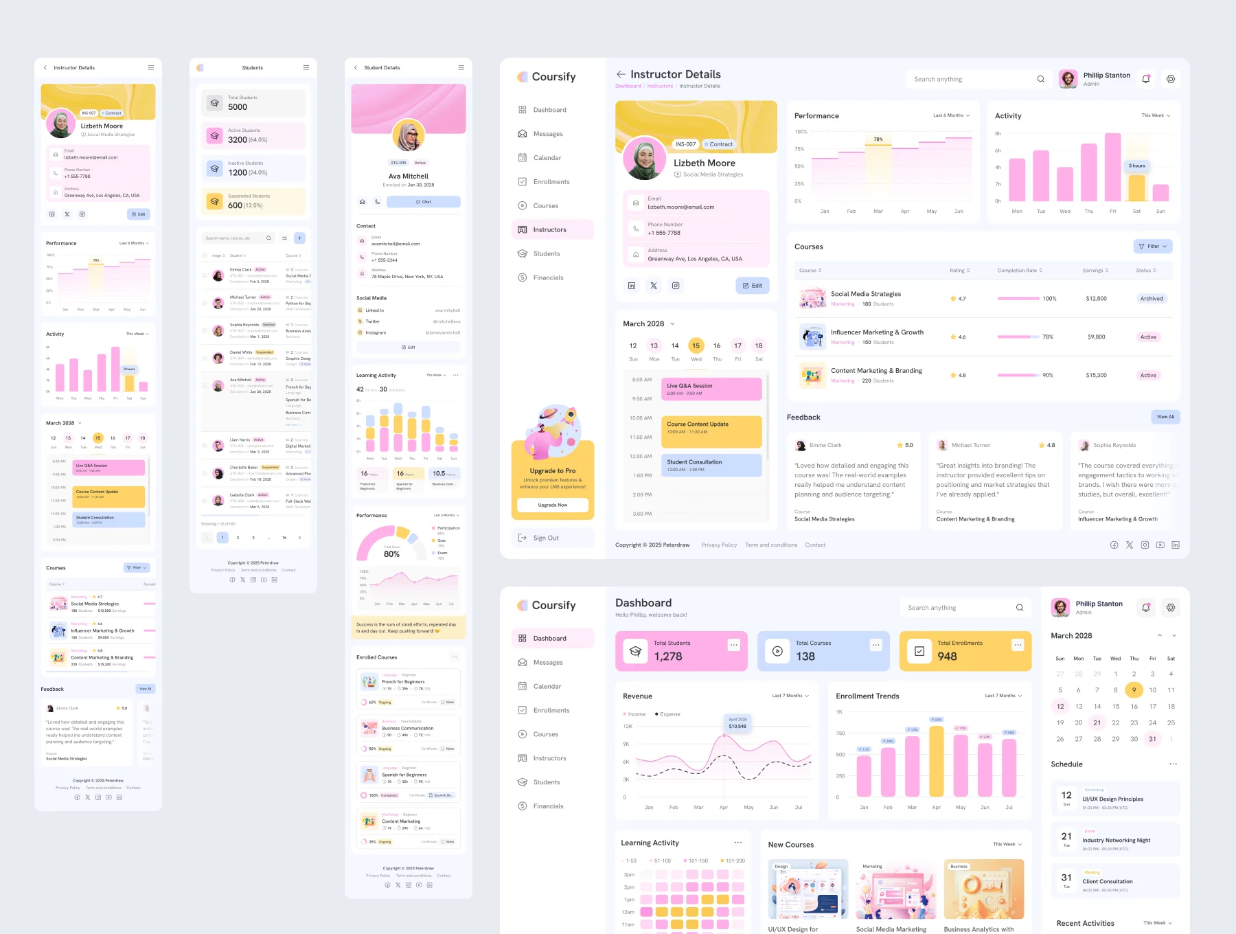 Coursify - Learning Management System Dashboard 7