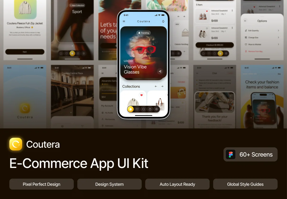 Coutera - E-Commerce App UI Kit