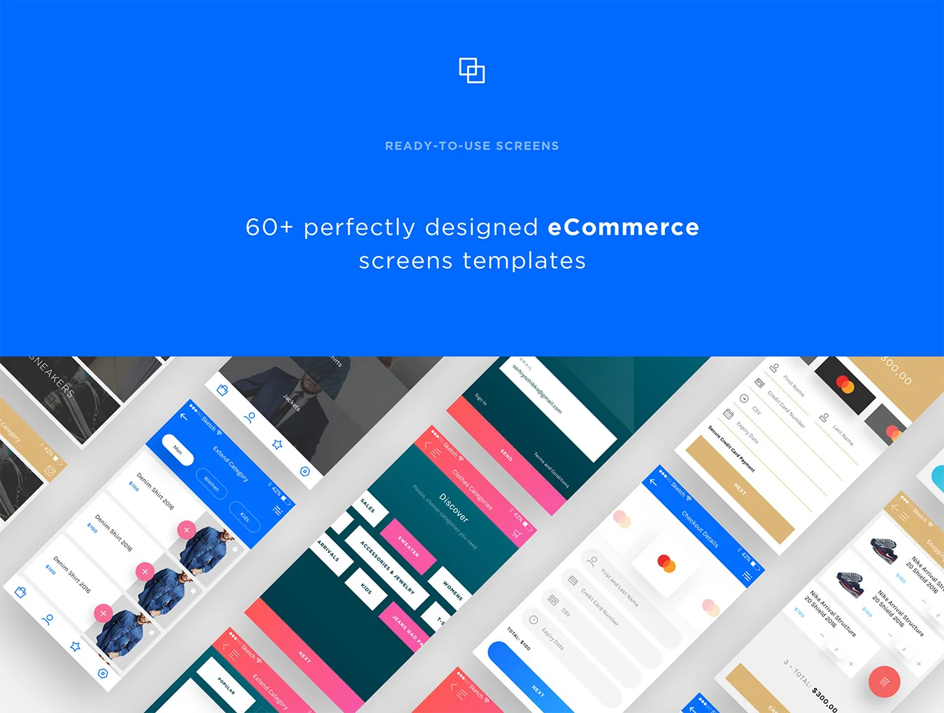 Cover E-commerce Shopping UI Kit 2