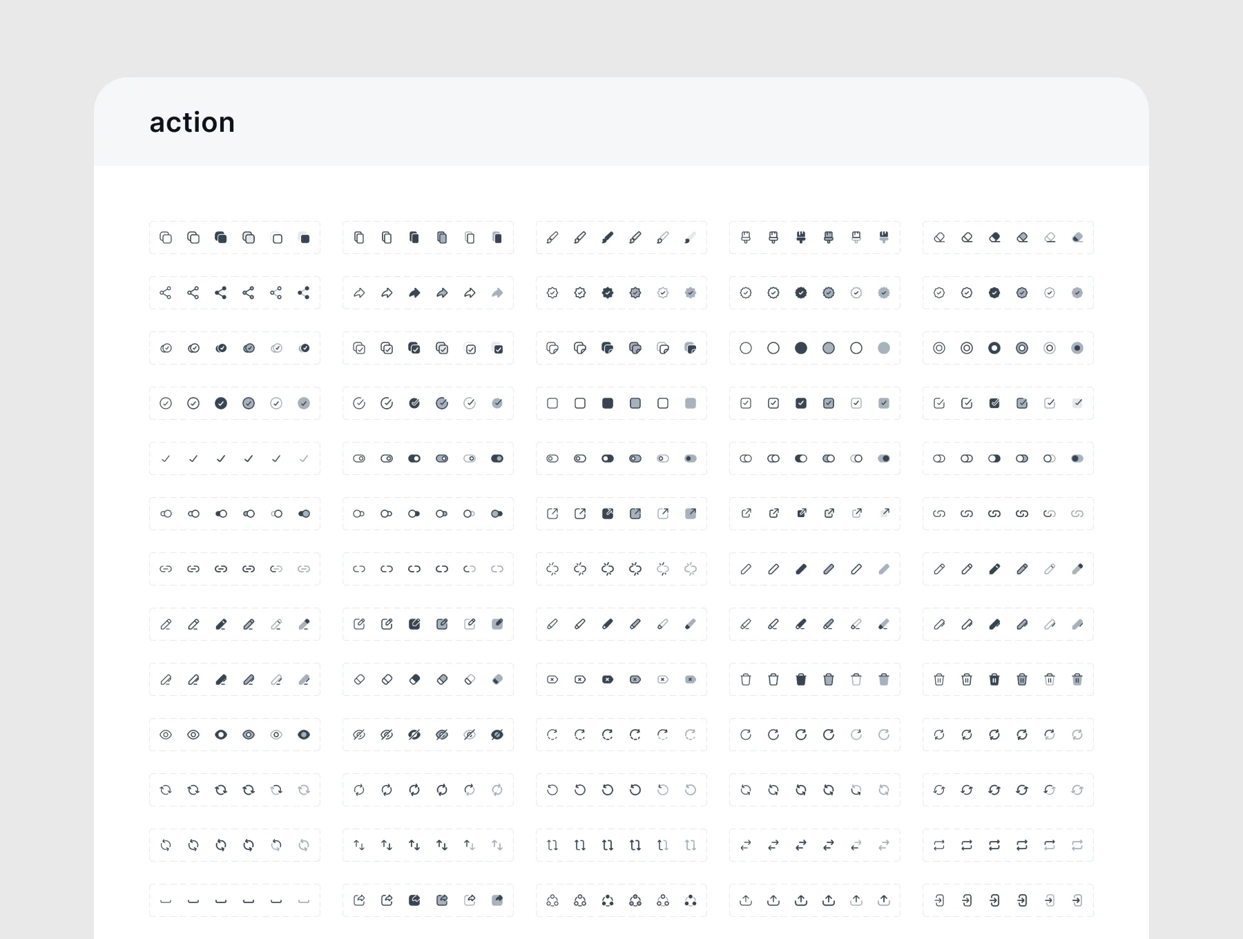 Craft Icons Pro — 6,000+ UI Icons (6 Styles) • Figma 6