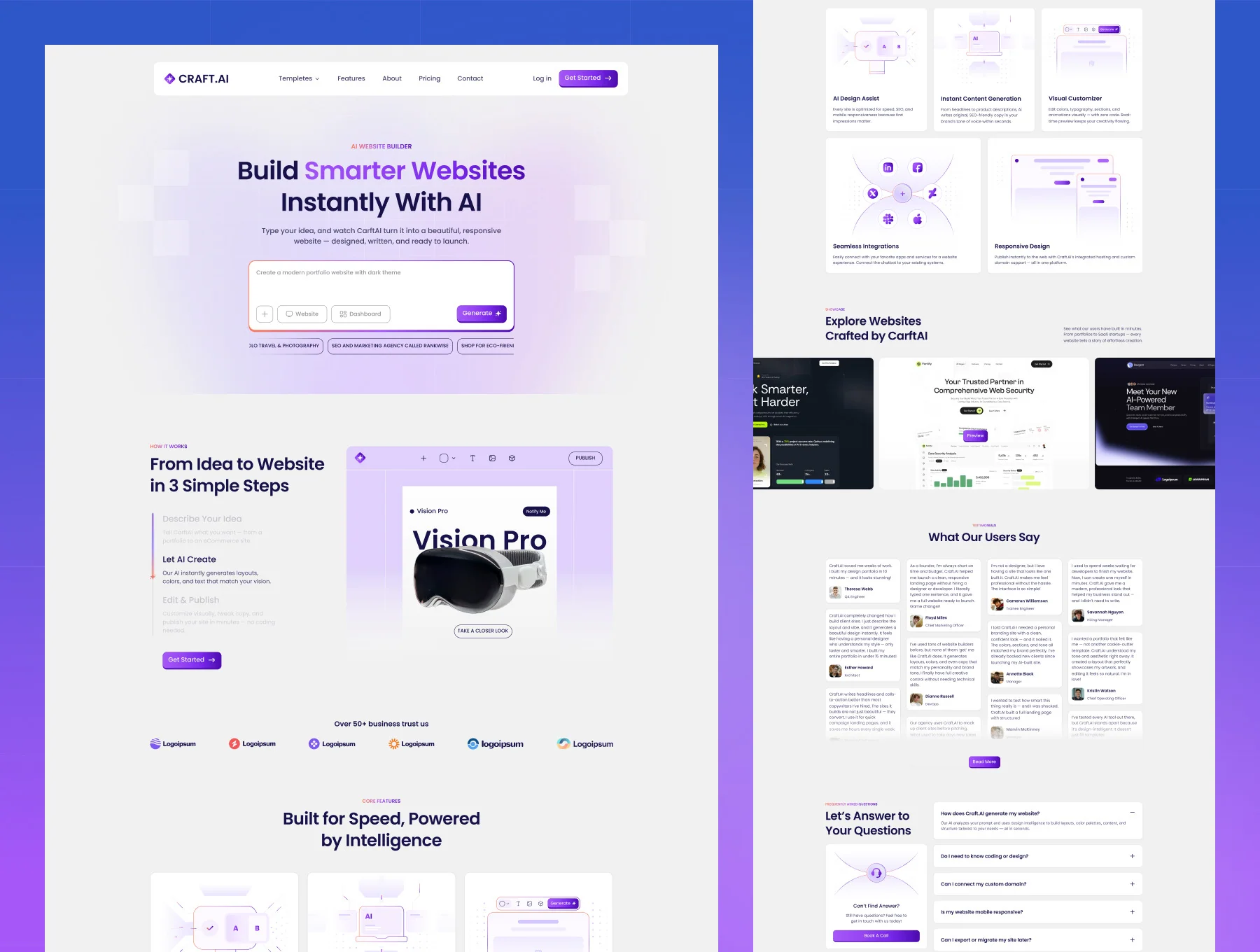 CraftAI - AI Website Builder 2
