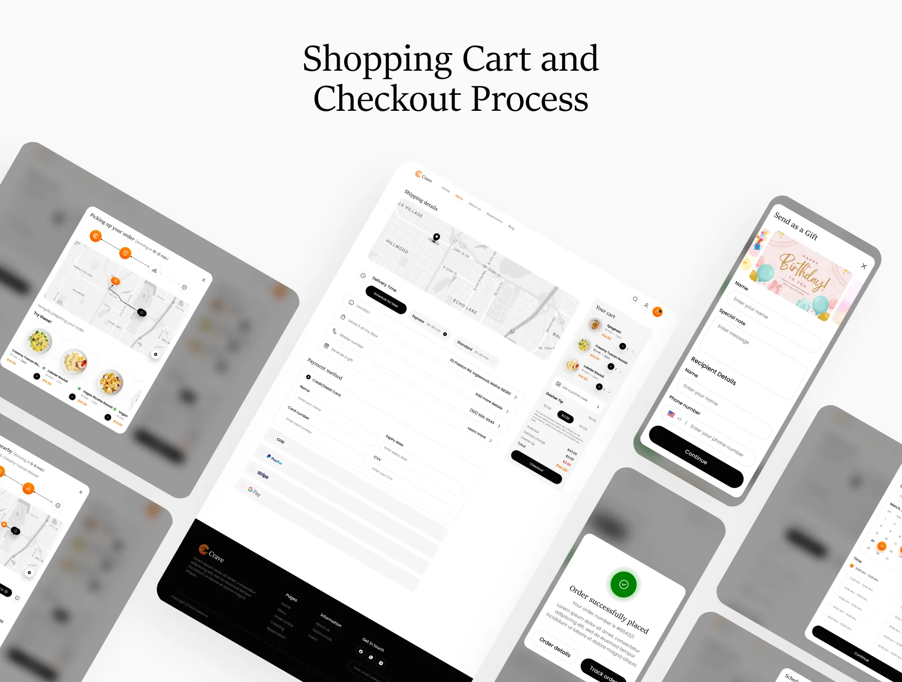 Crave: Food Website Uikit for Figma 5