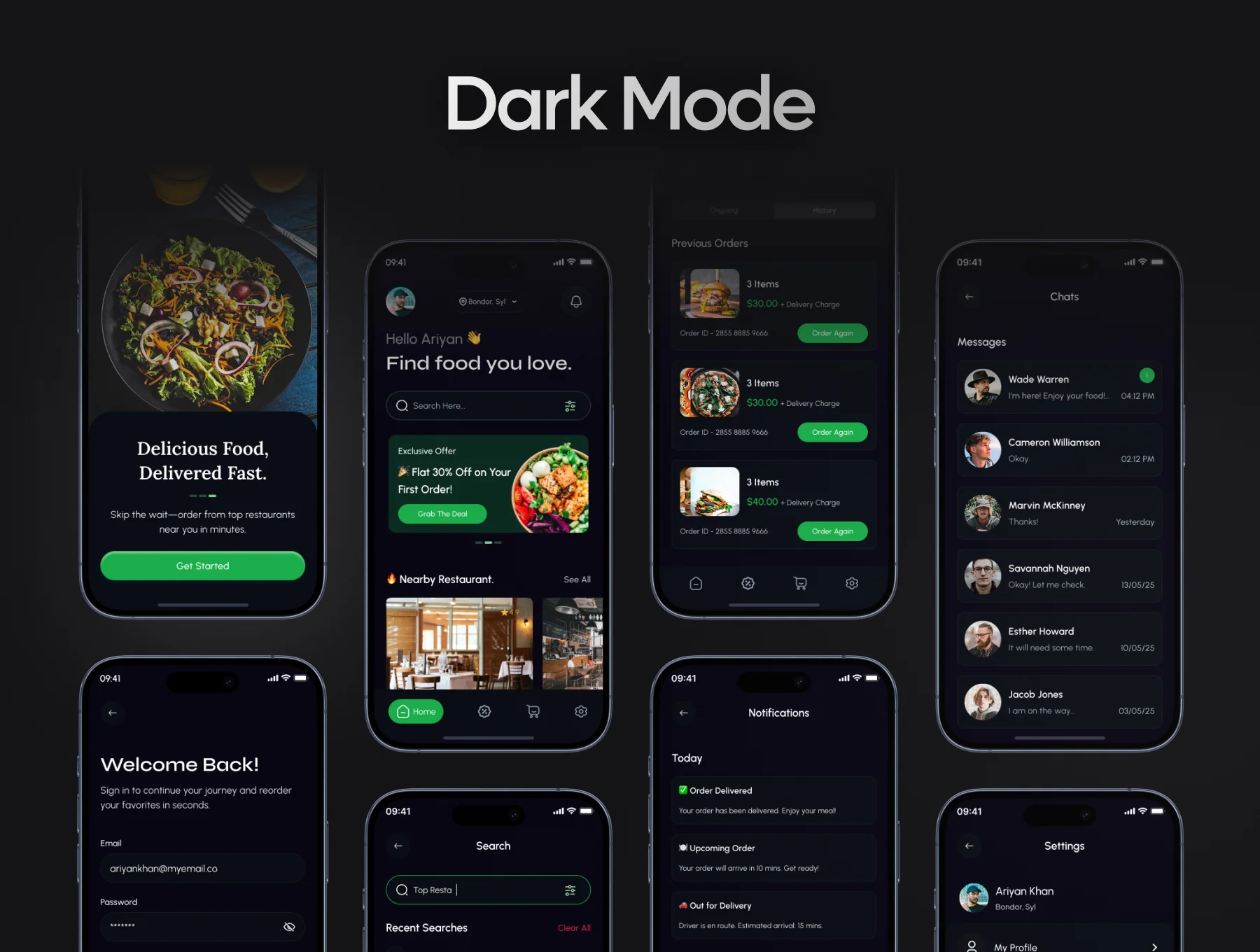 Cravio - Food Delivery App UI Kit 3