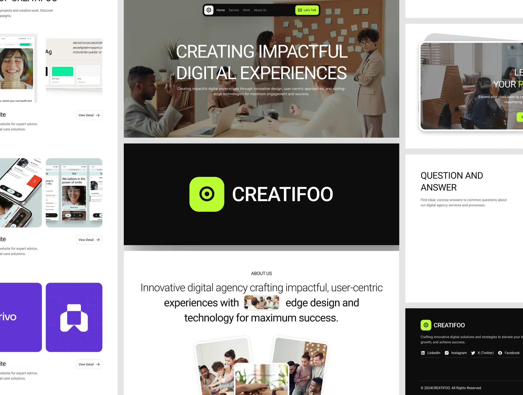Creatifoo - Creative Agency Framer Template 5