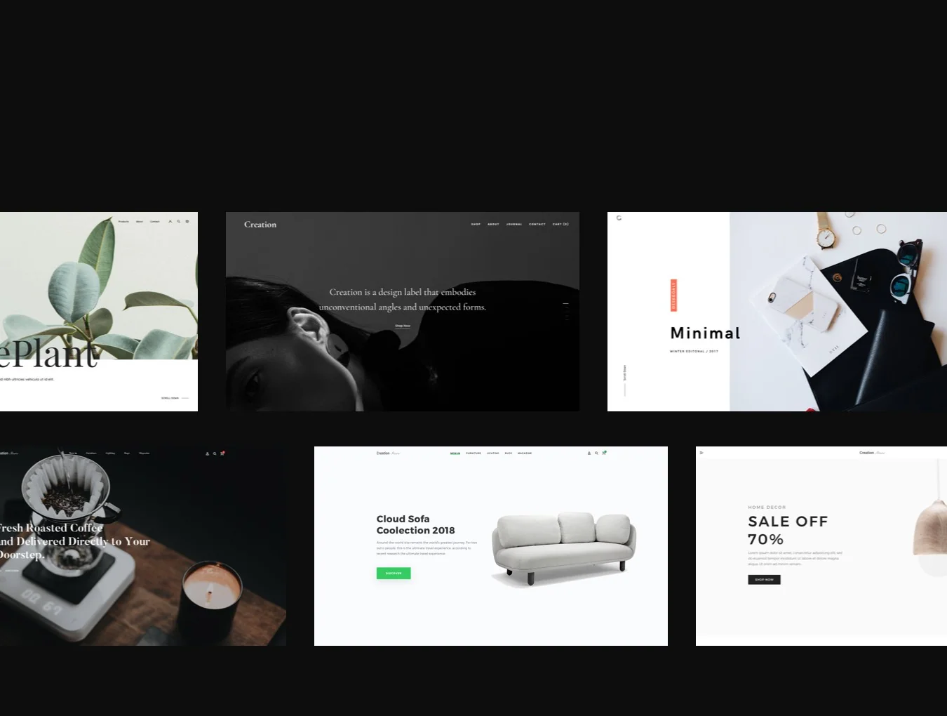 Creation Shop UI Kit 4
